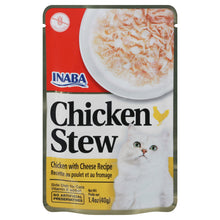 Load image into Gallery viewer, Inaba - Cat Food Chicken Cheese Stew - Case Of 8-1.4 Oz