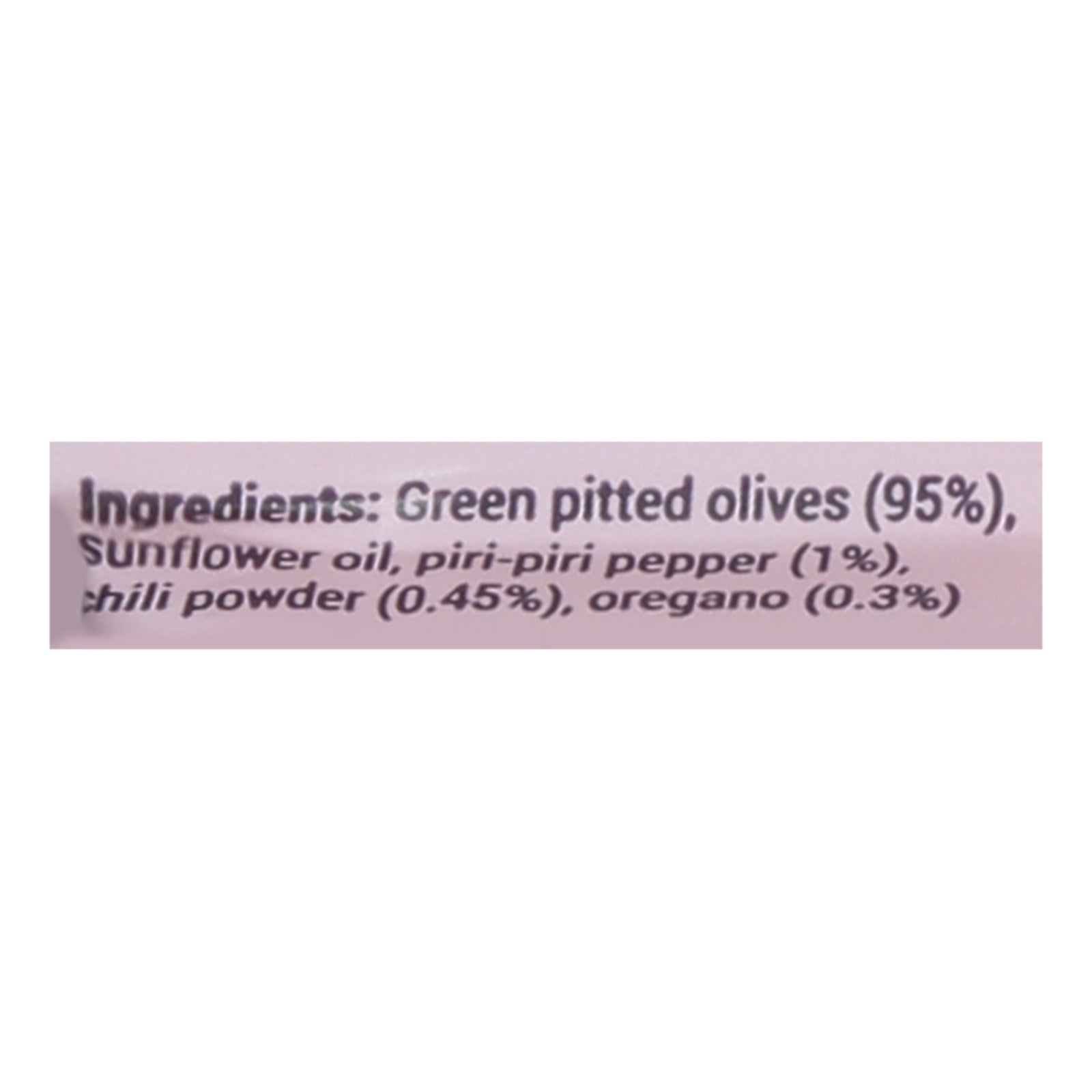 Poshi - Olive Grn Chili & Oregano Pitted - CS of 10-1.1 OZ