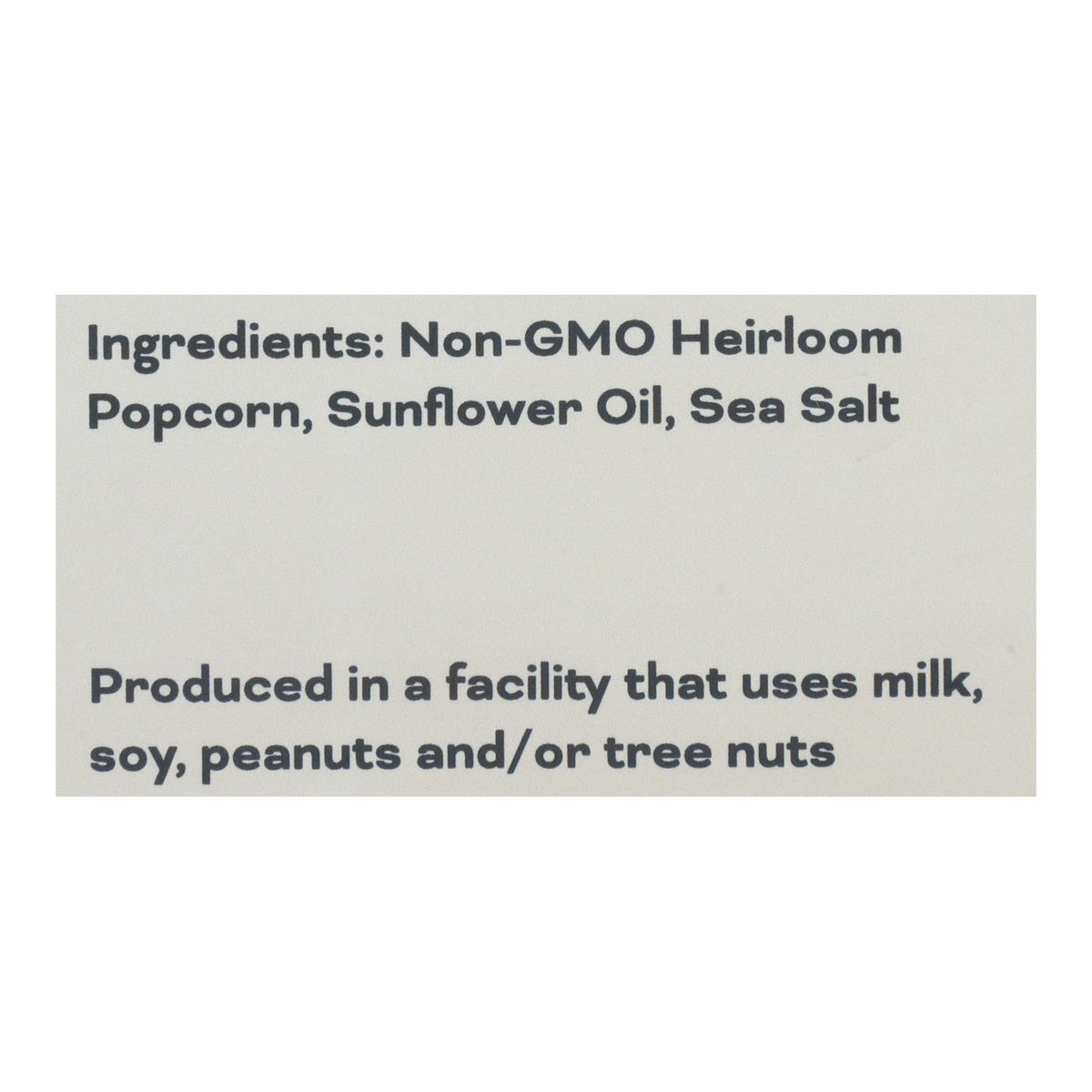 Pipcorn Mini Popcorn - Sea Salt - Case Of 12 - 4 Oz.