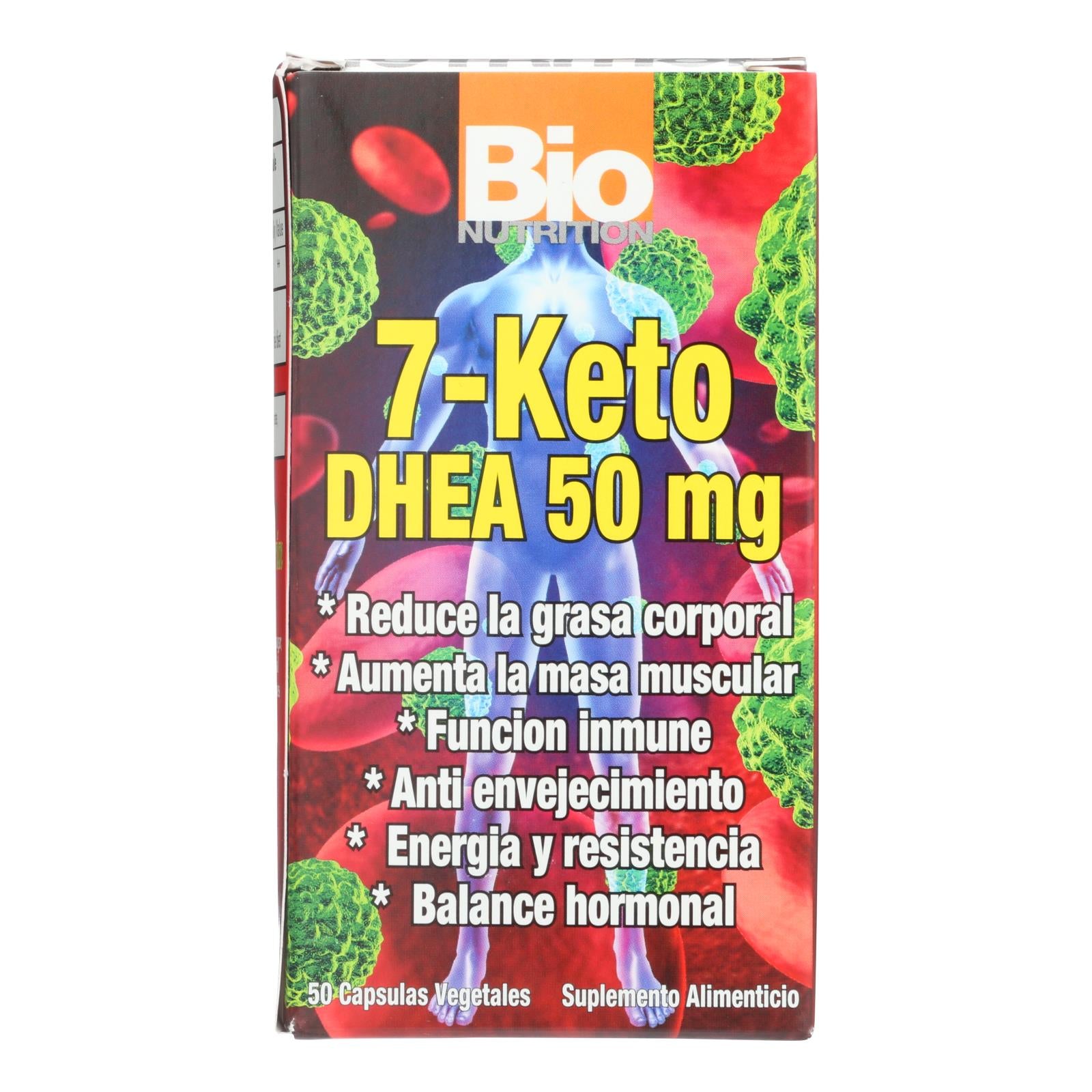 Bio Nutrition - 7 Keto Dhea 50 Mg - 50 Vegetarian Capsules