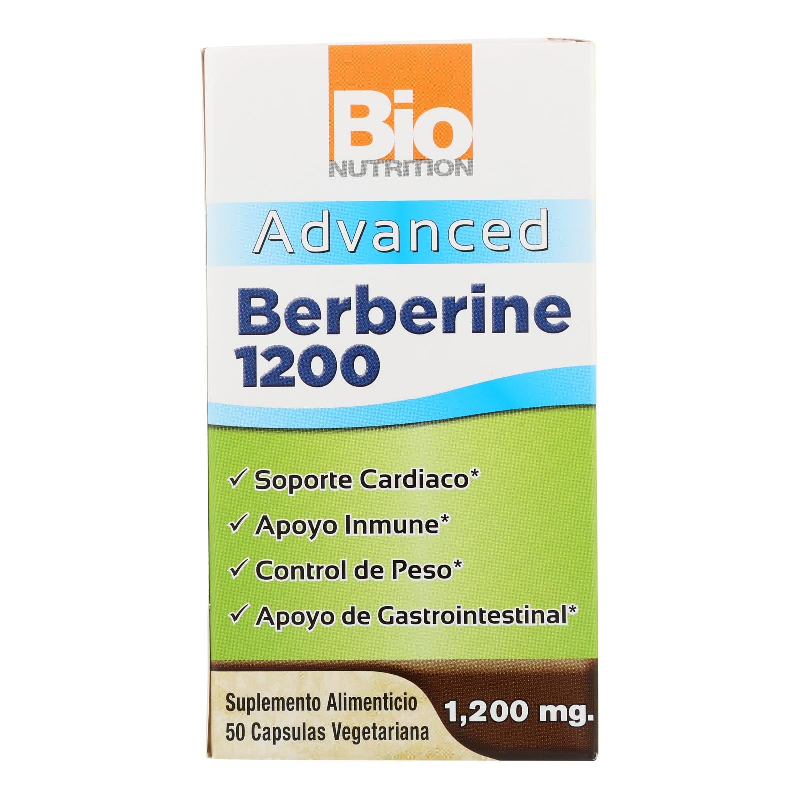 Bio Nutrition - Berberine 1200 Advanced - 1 Each - 50 Vcap