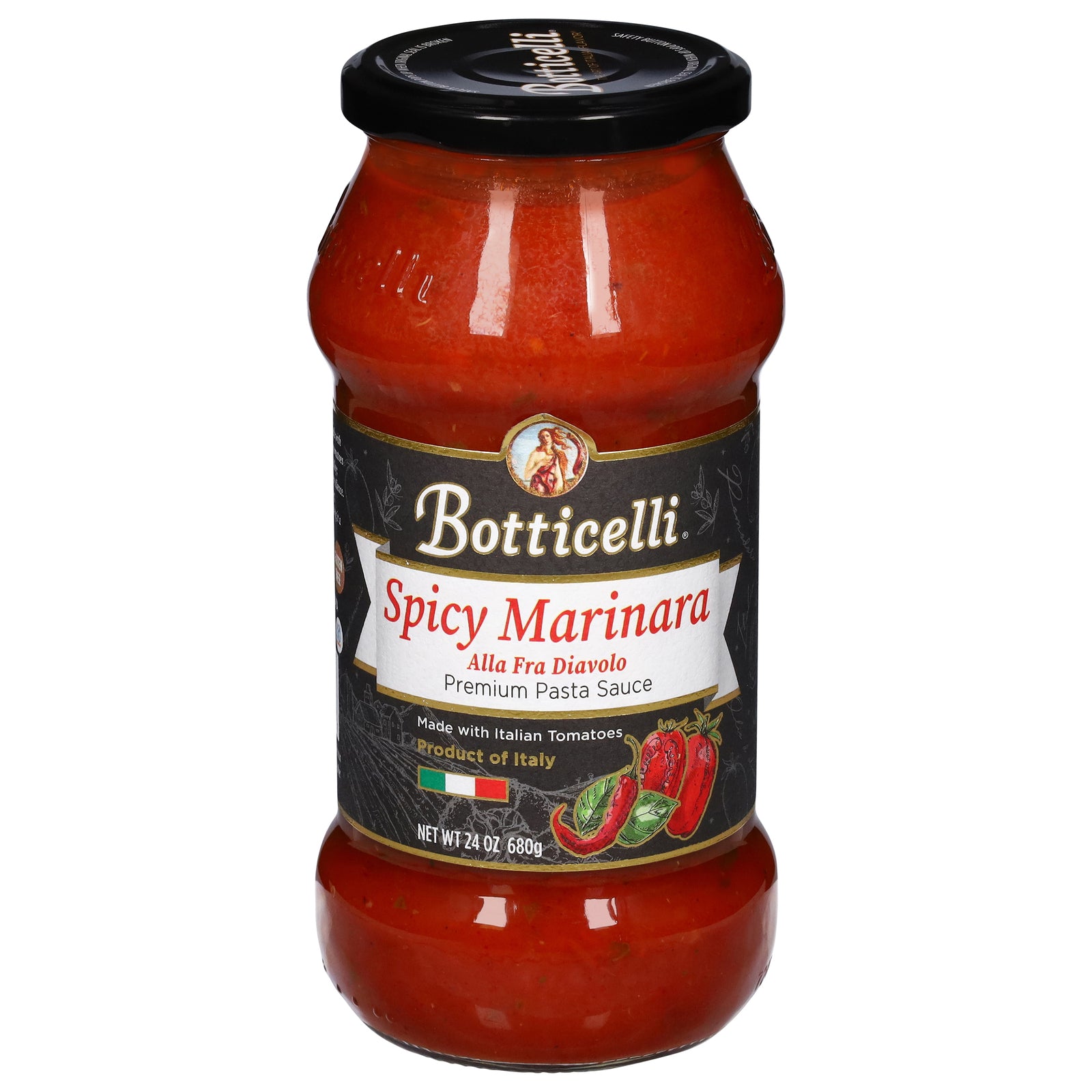 Botticelli - Sauce Marinara Spicy - CS of 6-24 OZ
