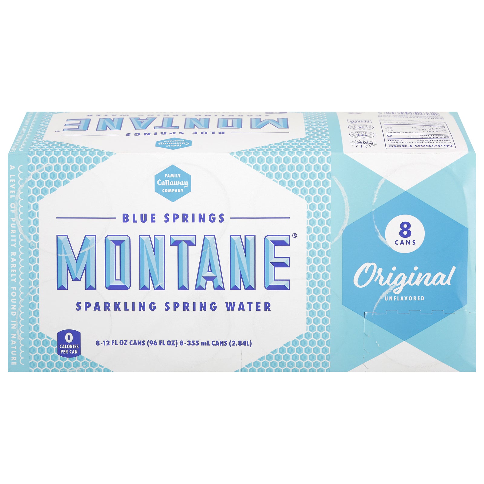 Montane - Water Sparkling Unflvr - Case of 3 - 8/12 FZ