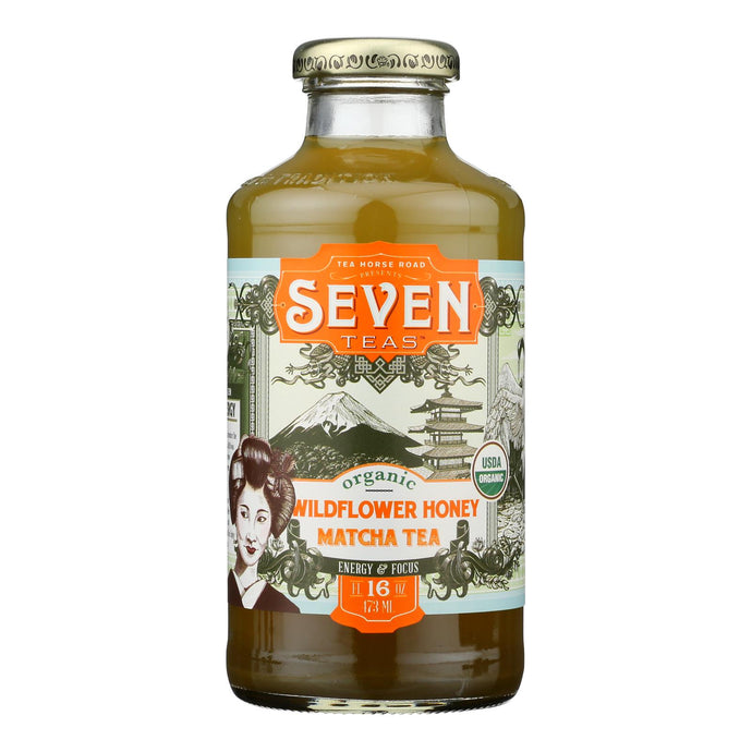 Seven Teas - Tea Wldflwr Honey Mtcha - Case Of 12-16 Fz