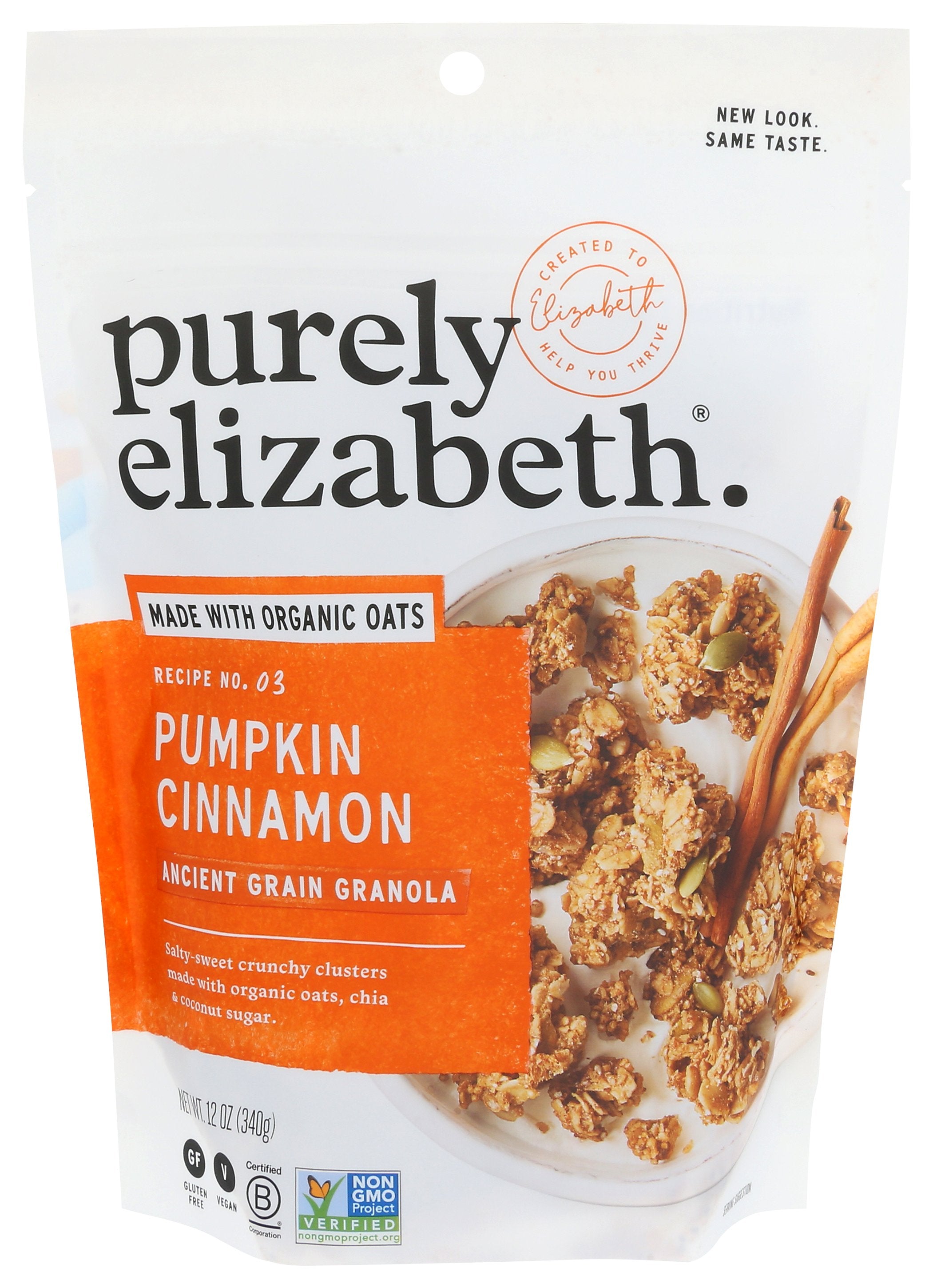 PURELY ELIZABETH GRANOLA PUMPKIN CINNAMON