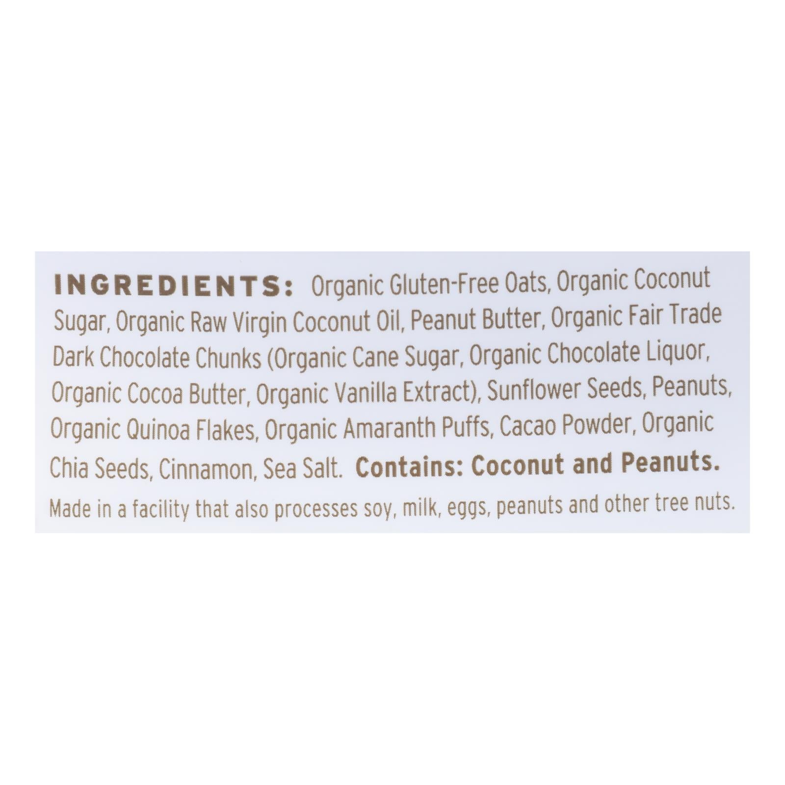 Purely Elizabeth Chocolate Sea Salt + Peanut Butter Granola  - Case of 6 - 10 OZ