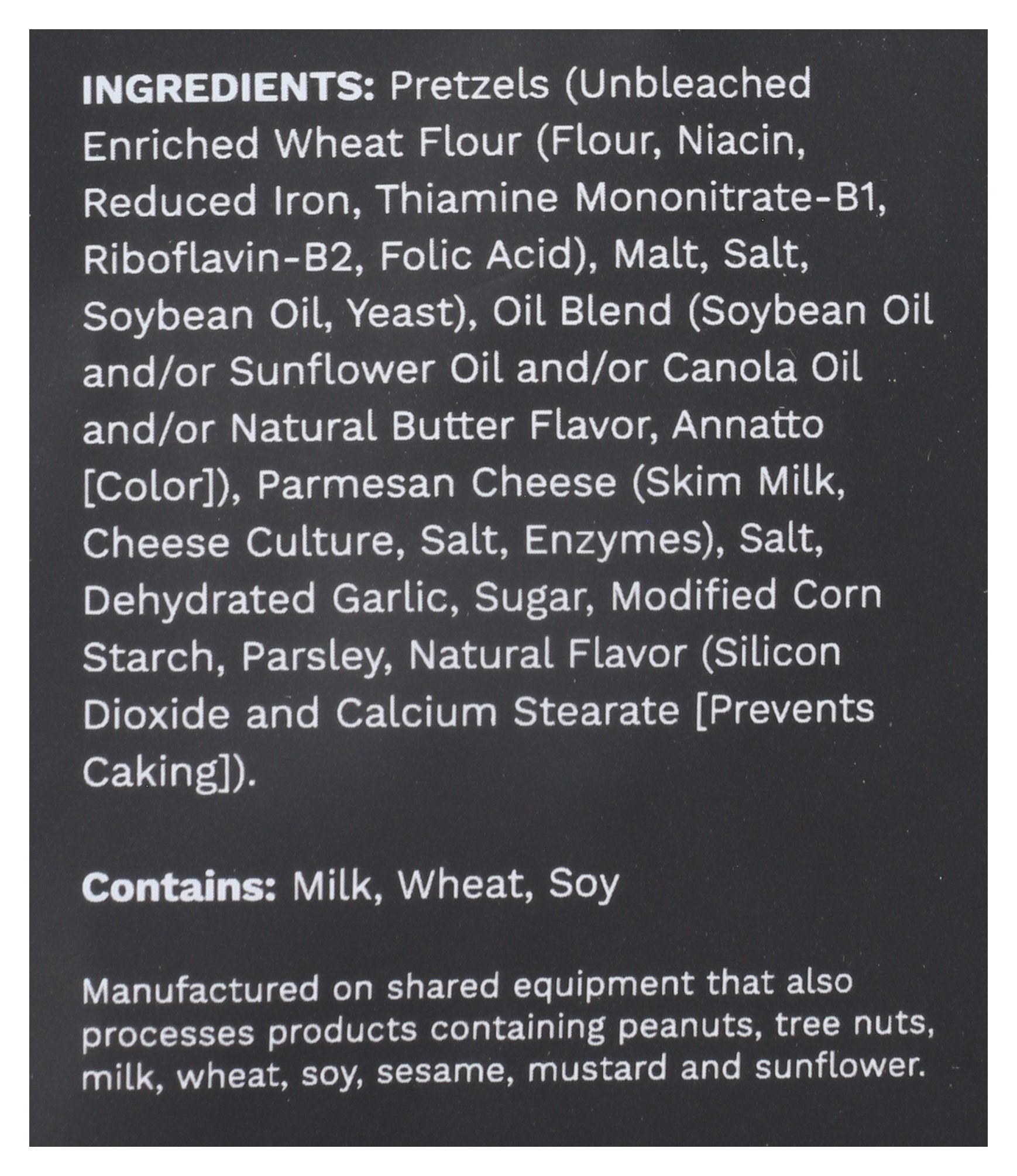 POP DADDY POPCORN & PRETZ PRETZEL GARLIC PARM - Case of 12