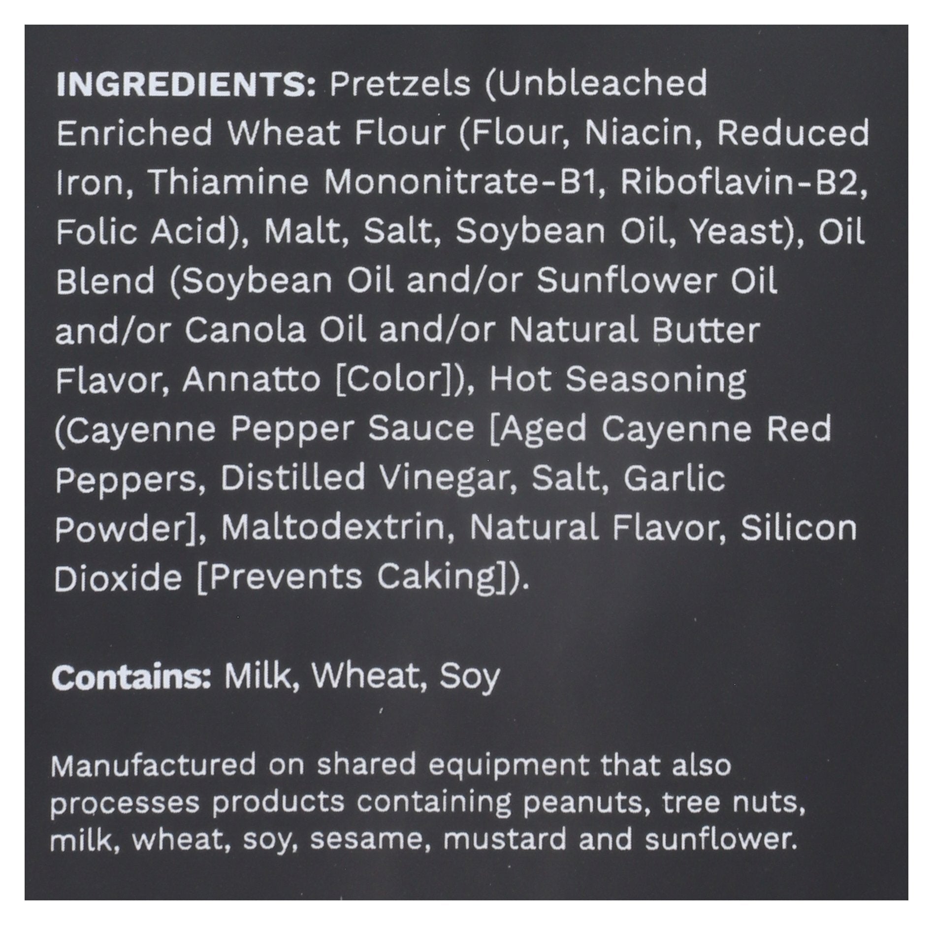 POP DADDY POPCORN & PRETZ PRETZELS HOT SAUCE - Case of 12