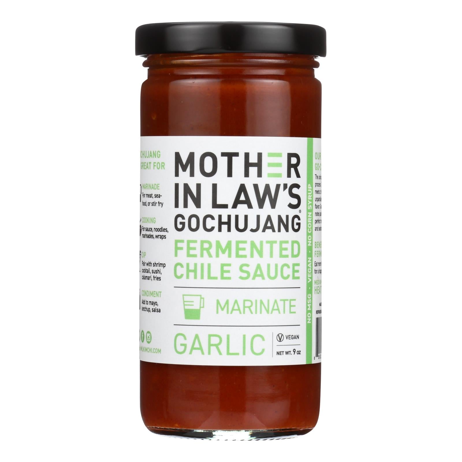 Mother-in-law's Kimchi - Chile Sce Gchjng Garlic - Cs Of 6-9 Oz