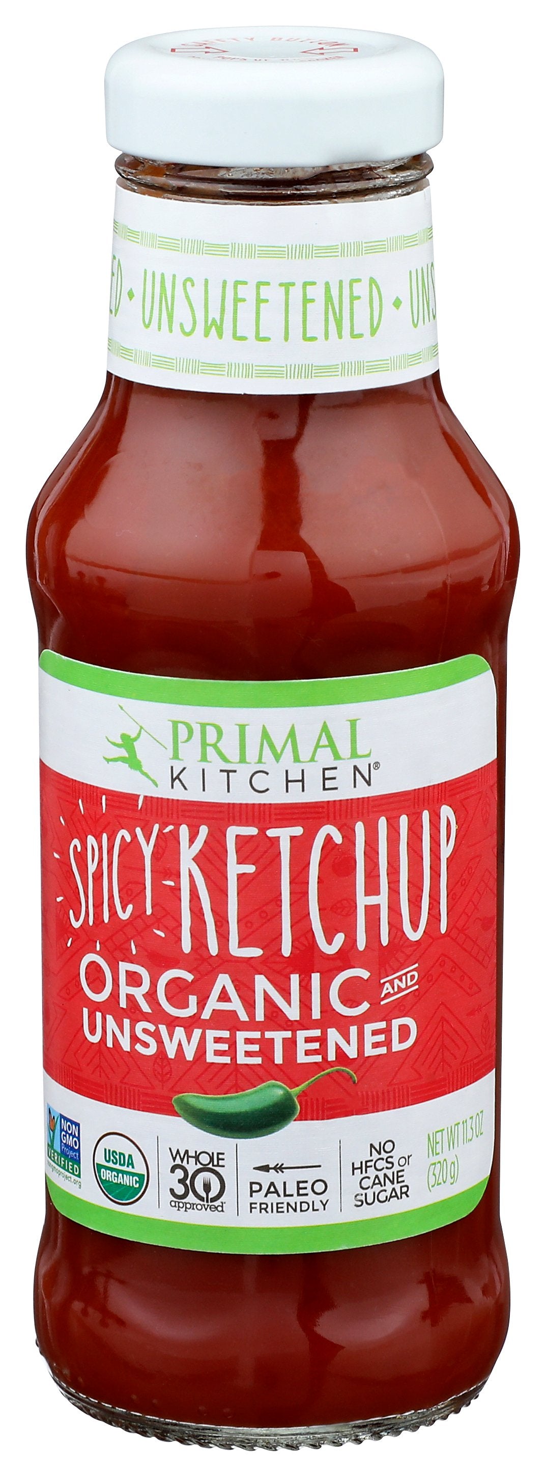 PRIMAL KITCHEN KETCHUP UNSWTND SPICY ORG - Case of 12