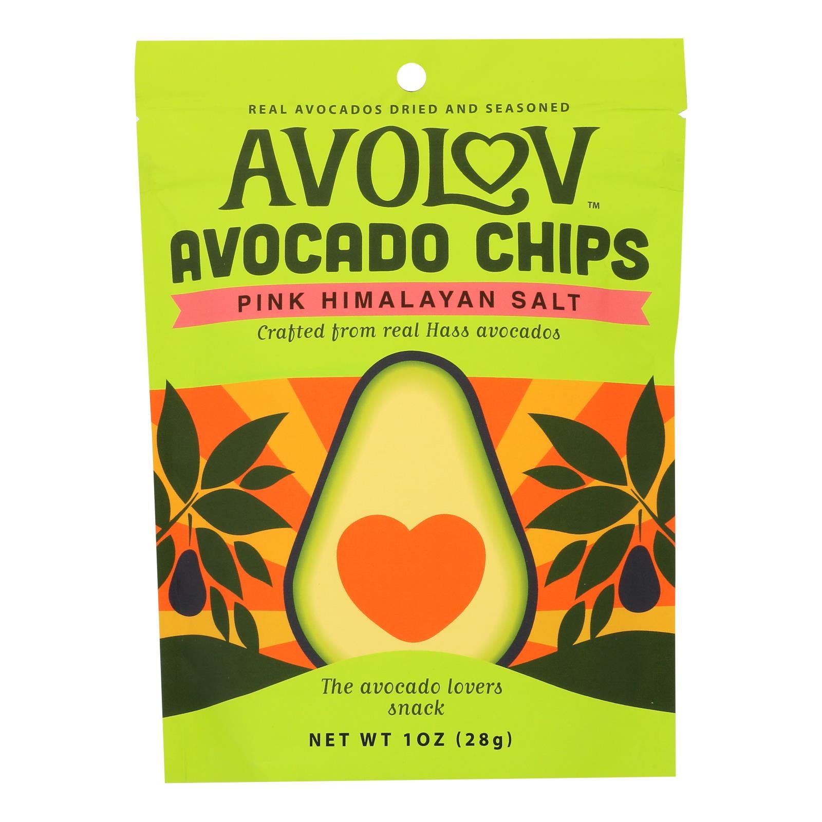 Branchout - Chips Avocado Sea Salt - Case of 8 - 1.3 ounces