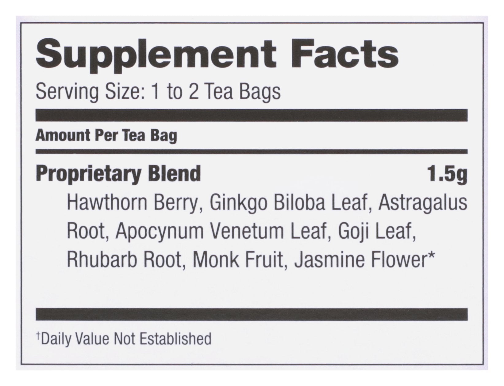 BRAVO TEAS TEA CHLESTEROL HEALTH - Case of 6