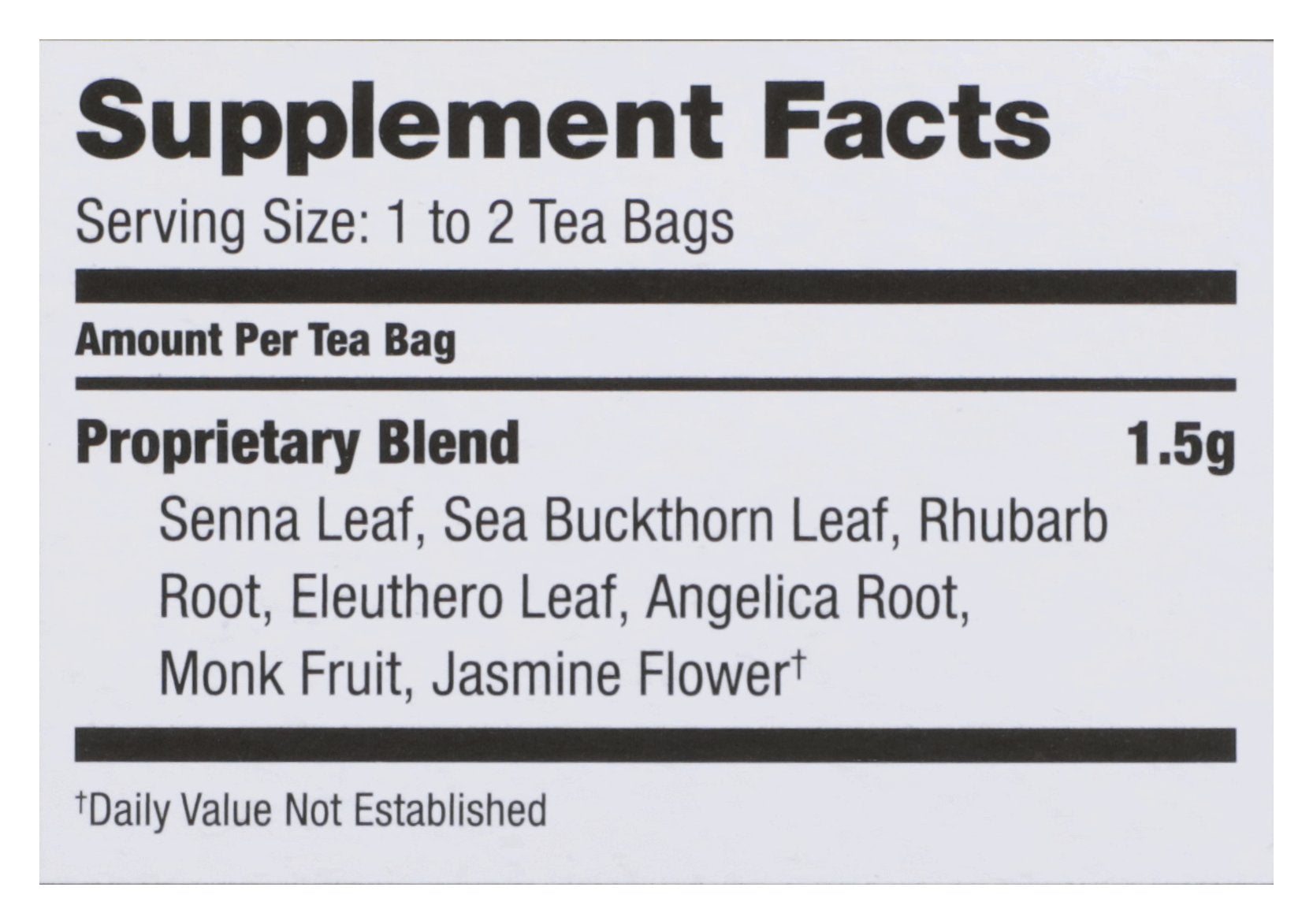 BRAVO TEAS TEA COLON CLEANSING - Case of 6