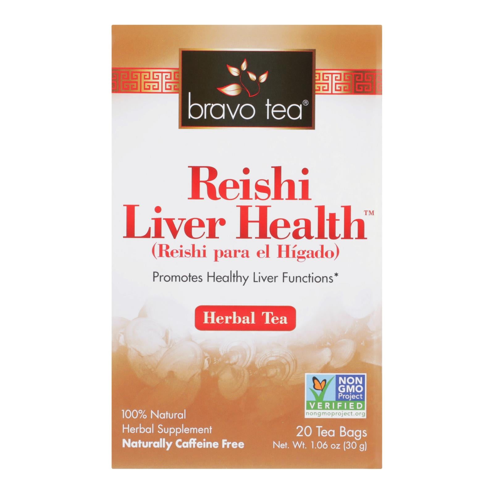 Bravo Teas And Herbs - Tea - Reishi Liver Health - 20 Bag