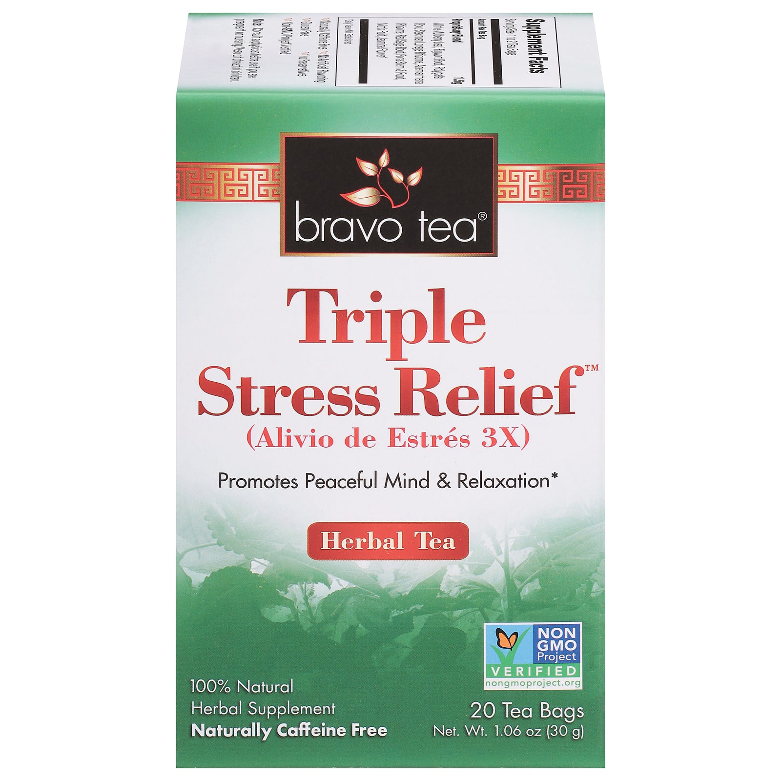 Bravo Teas And Herbs - Tea - Triple Stress Relief - 20 Bag