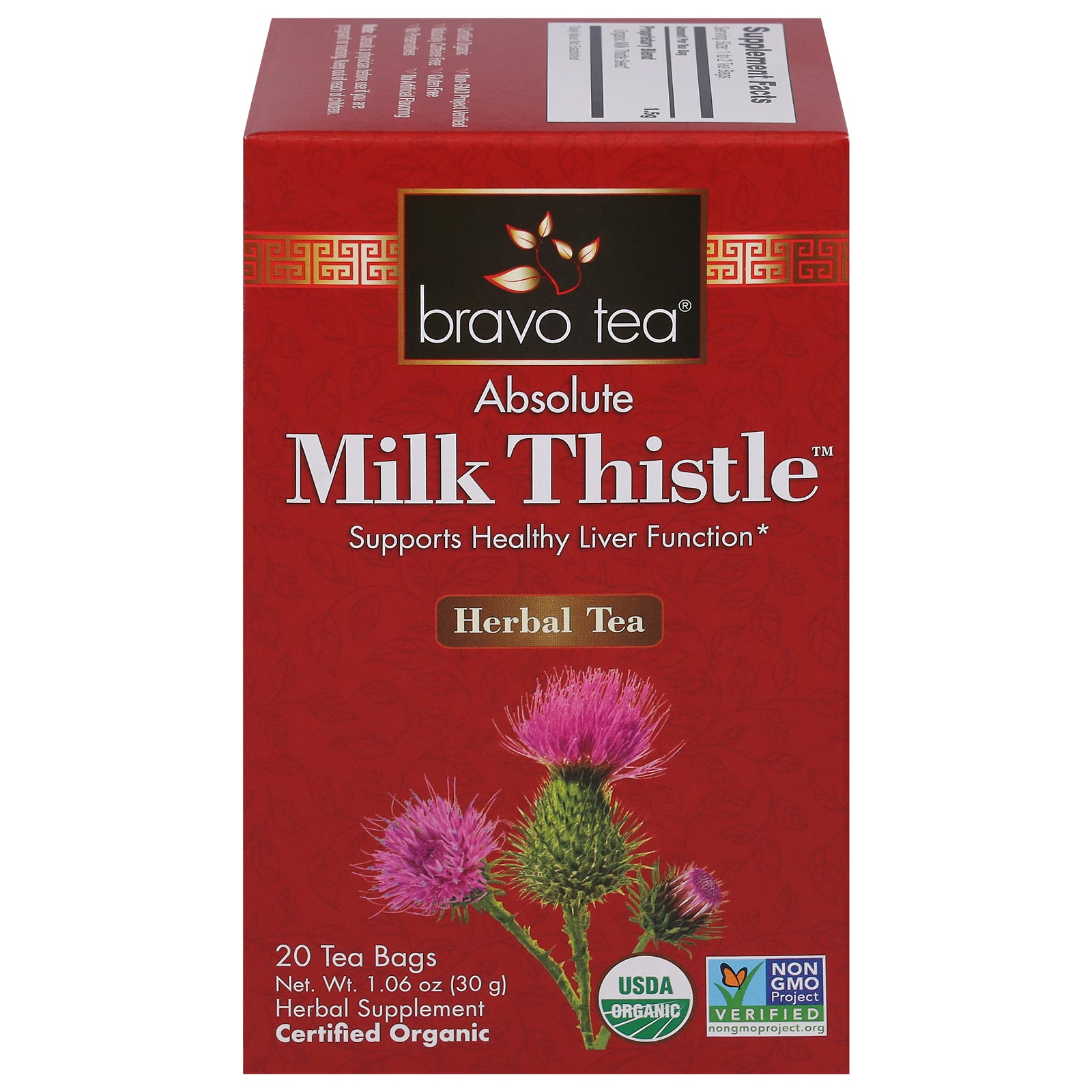 Bravo Teas&herbs - Tea Milk Thistle - 1 Each-20 BAG