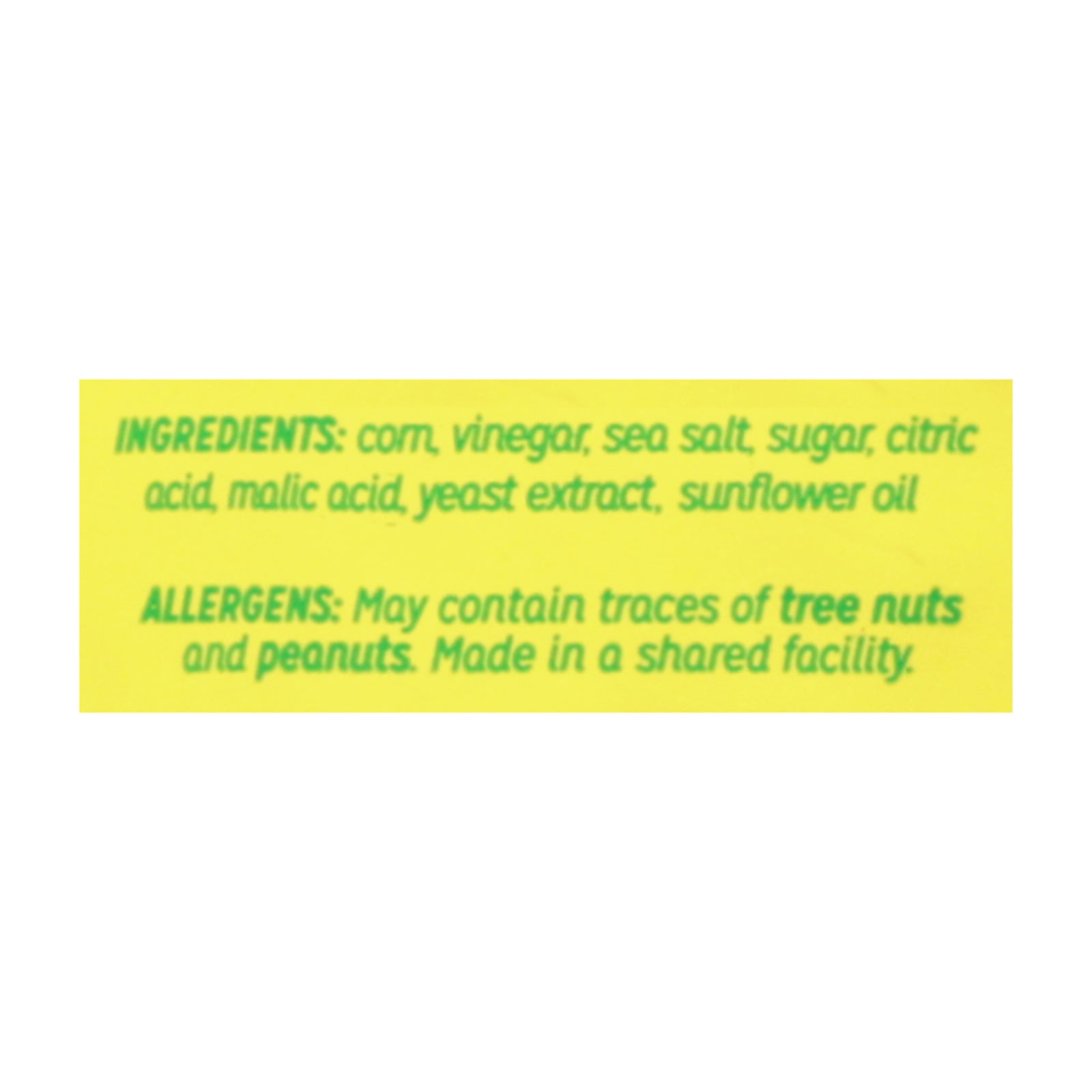 Love Corn - Crunchy Corn Salt&vinegar - Case Of 12-4 Oz
