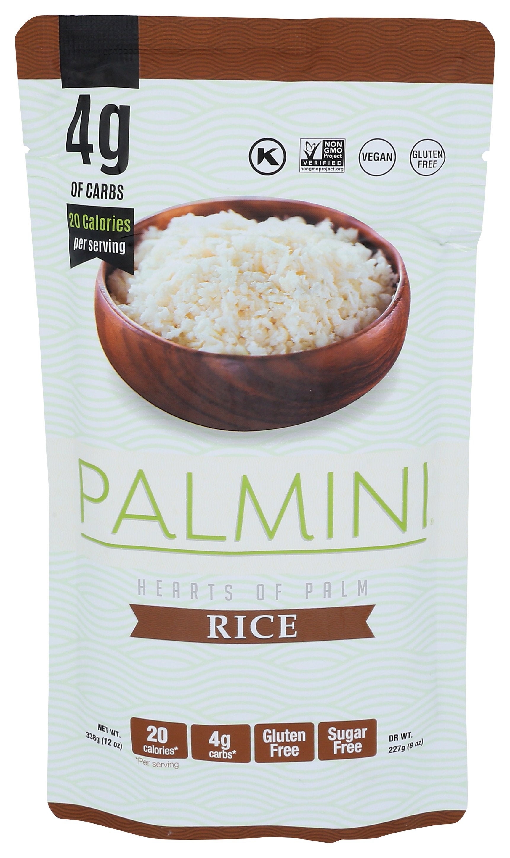 PALMINI RICE HEARTS OF PALM POUCH - Case of 6