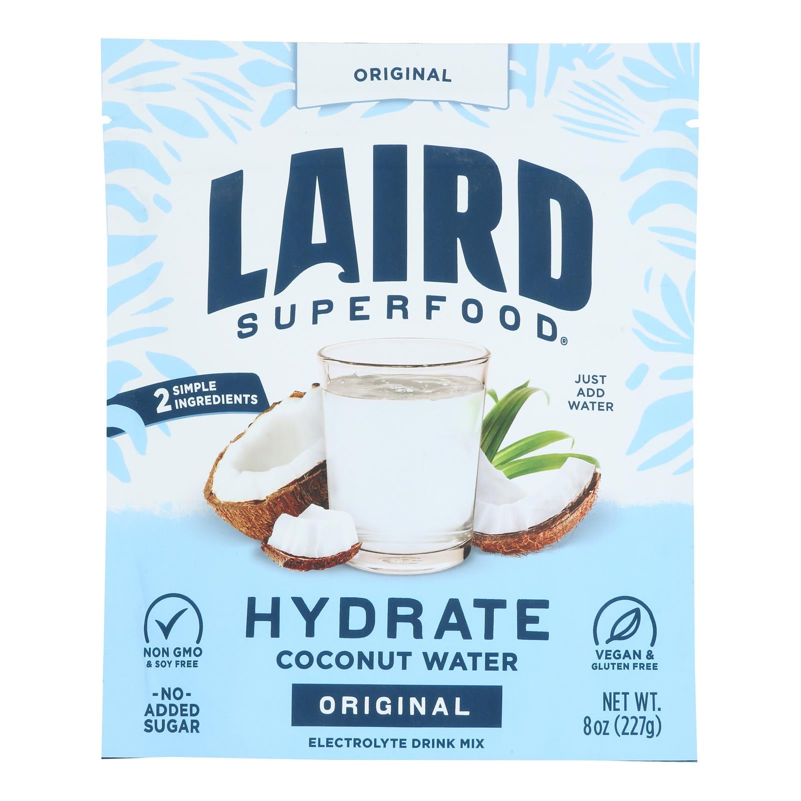 Laird Superfood - Drink Mx Hydrt Cnutwtr Org - Case Of 6-8 Oz