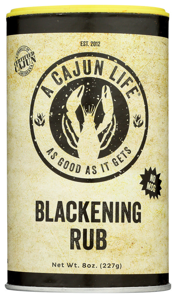 A Cajun Life Rub Blackening - Pack of 6 - 8 oz