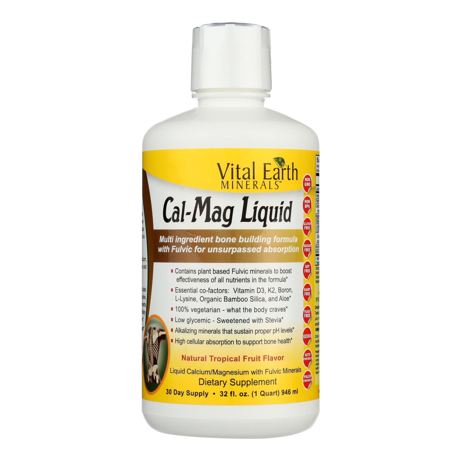 Vital Earth Minerals Cal-mag - Liquid - 32 Oz