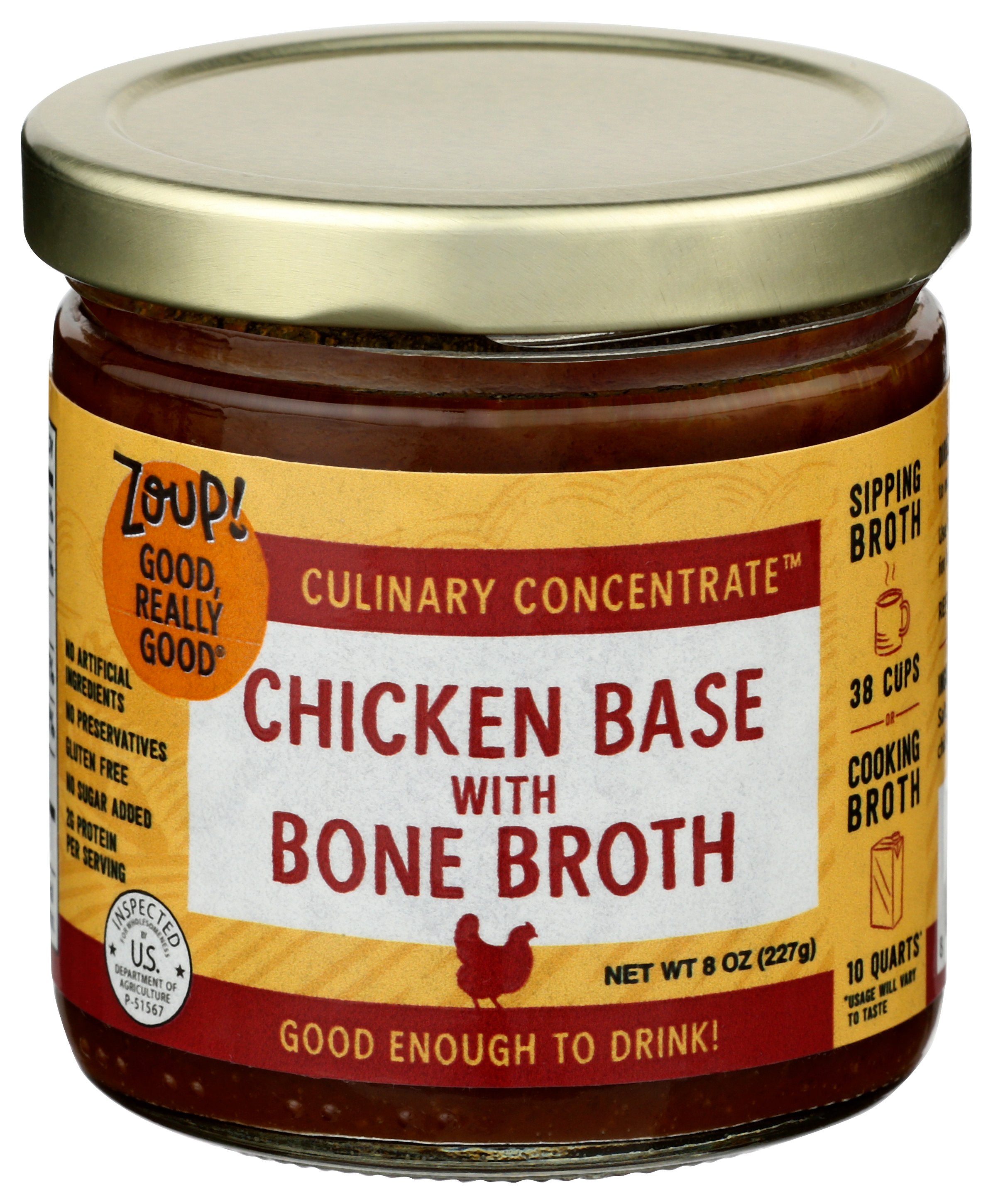 ZOUP GOOD REALLY BONE BROTH CNCRNTE CHICK - Case of 6