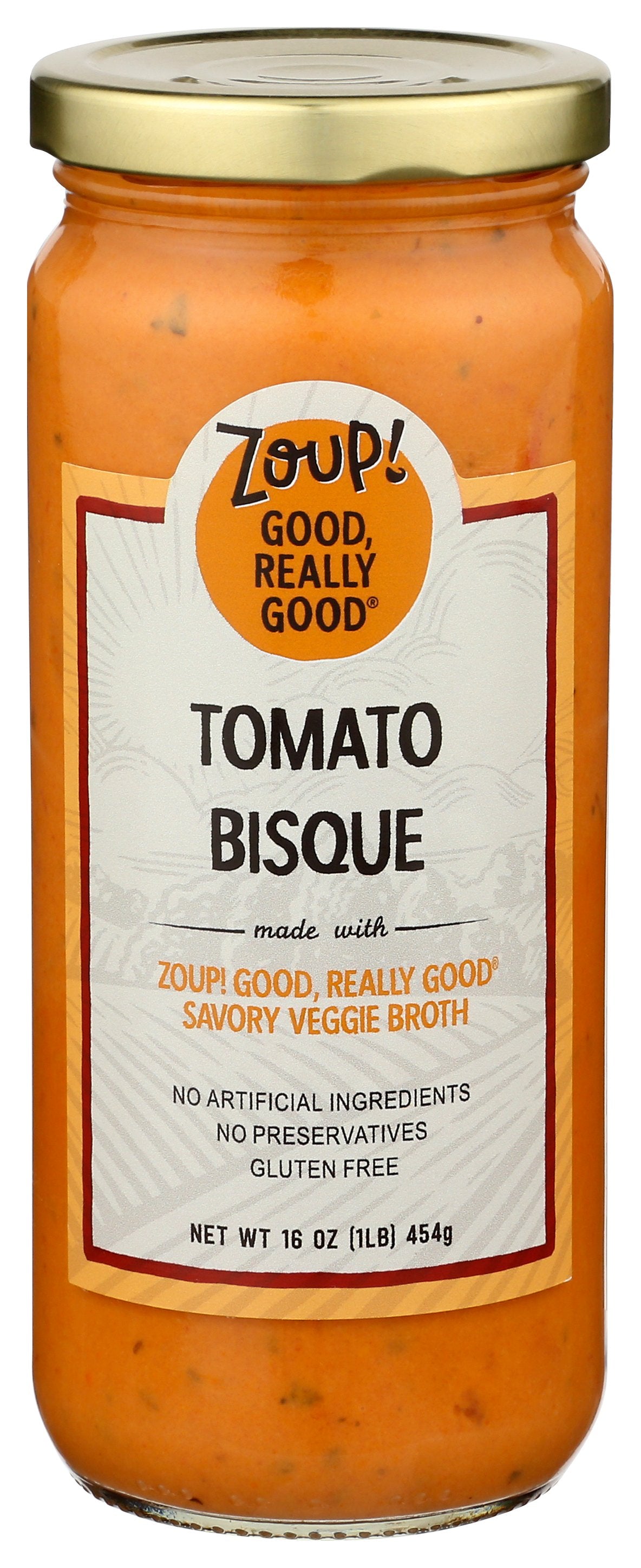 ZOUP GOOD REALLY SOUP TOMOATO BISQUE - Case of 6