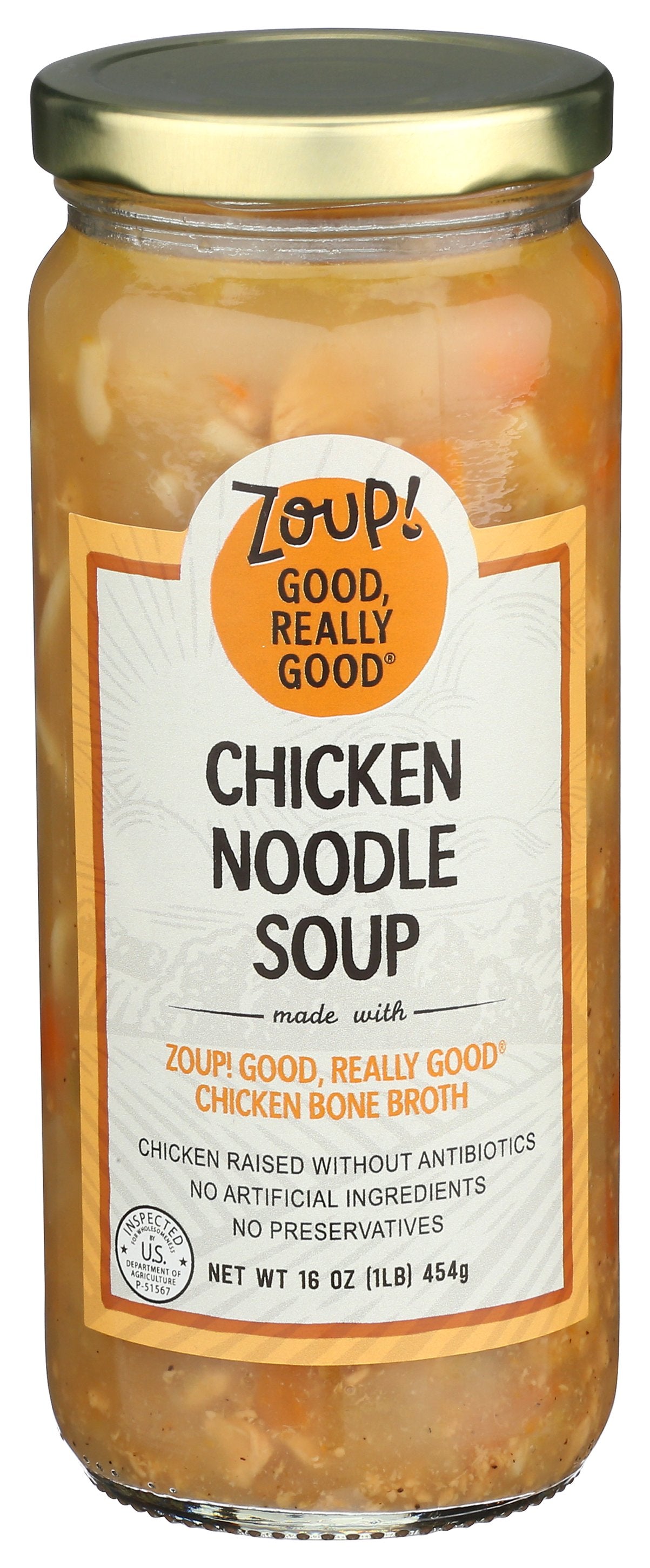 ZOUP GOOD REALLY SOUP CHICKEN NOODLE - Case of 6