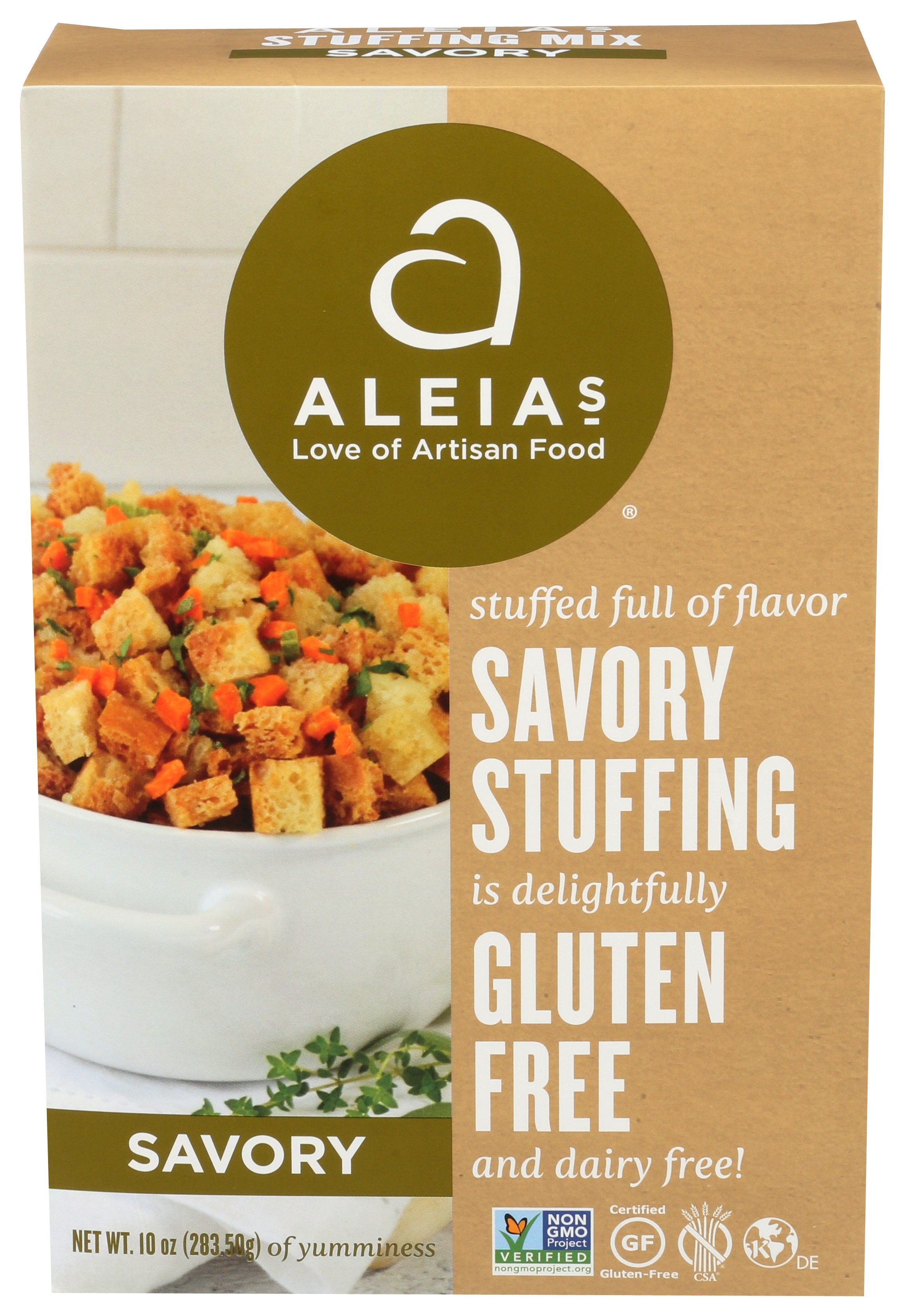 ALEIAS STUFFING MIX SAVORY GF - Case of 6