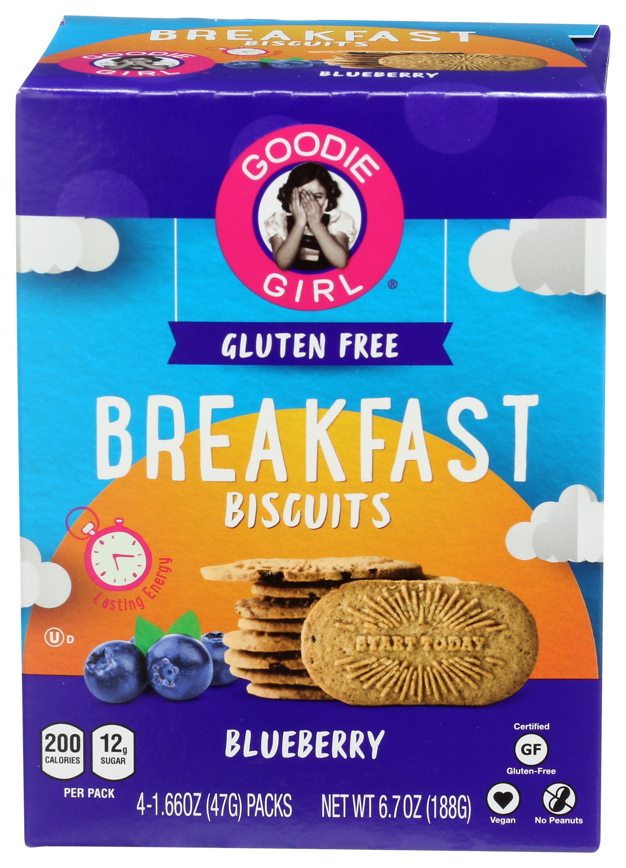 GOODIE GIRL BISCUIT BRKFST BLUEBERRY - Case of 6