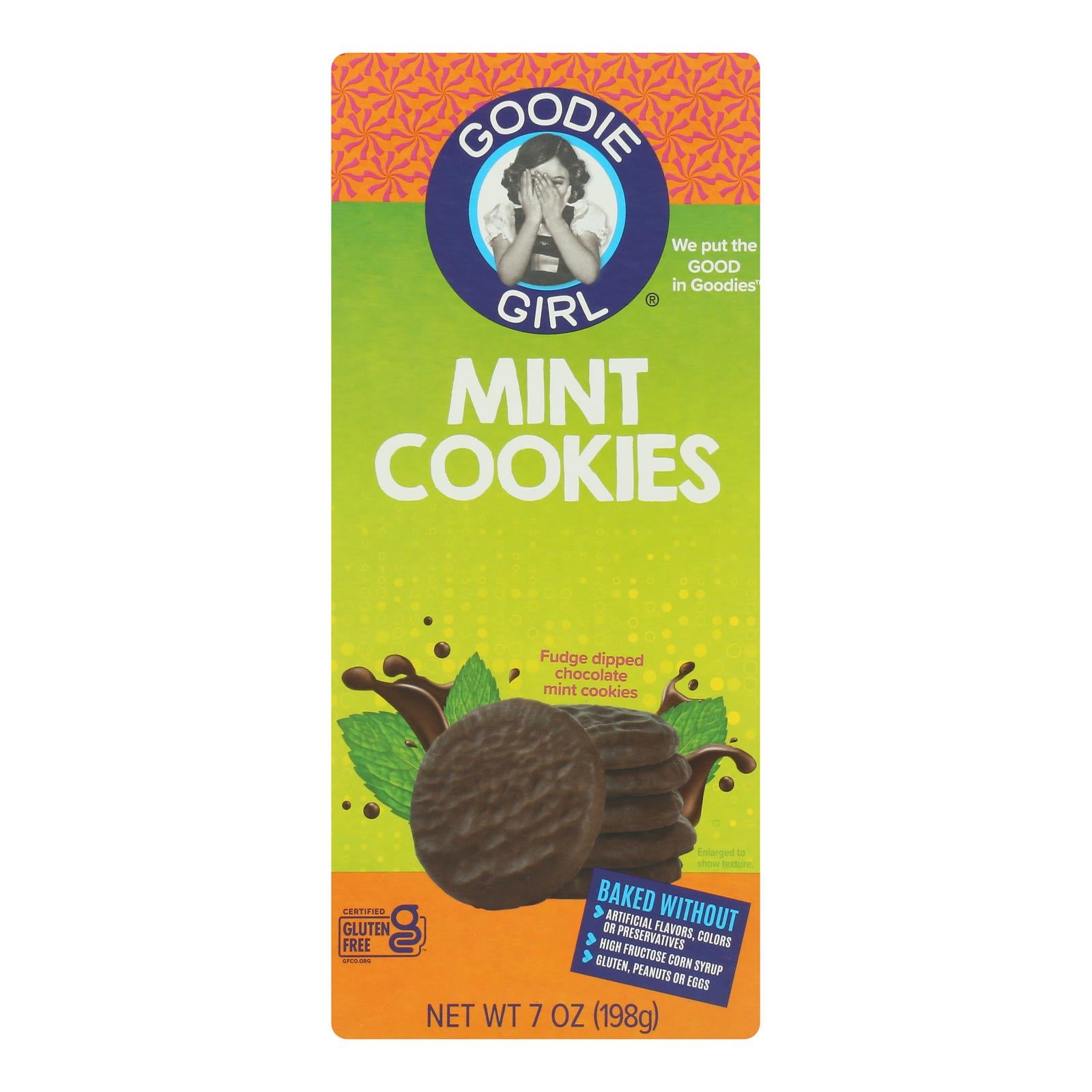 Goodie Girl Cookies Cookies - Mint Slims - Choclt - Case Of 6 - 7 Oz