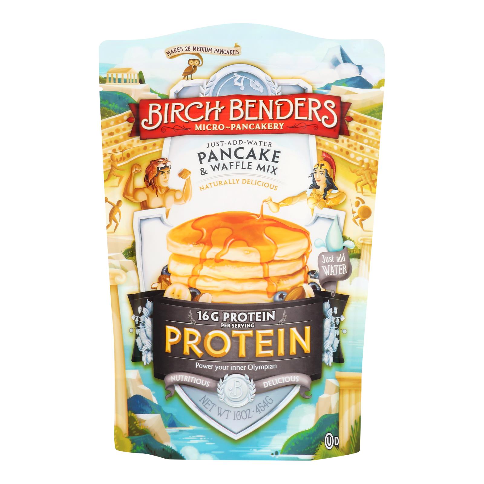 Birch Benders - Pancake And Waffle Mix - Protein - Case Of 6 - 16 Oz