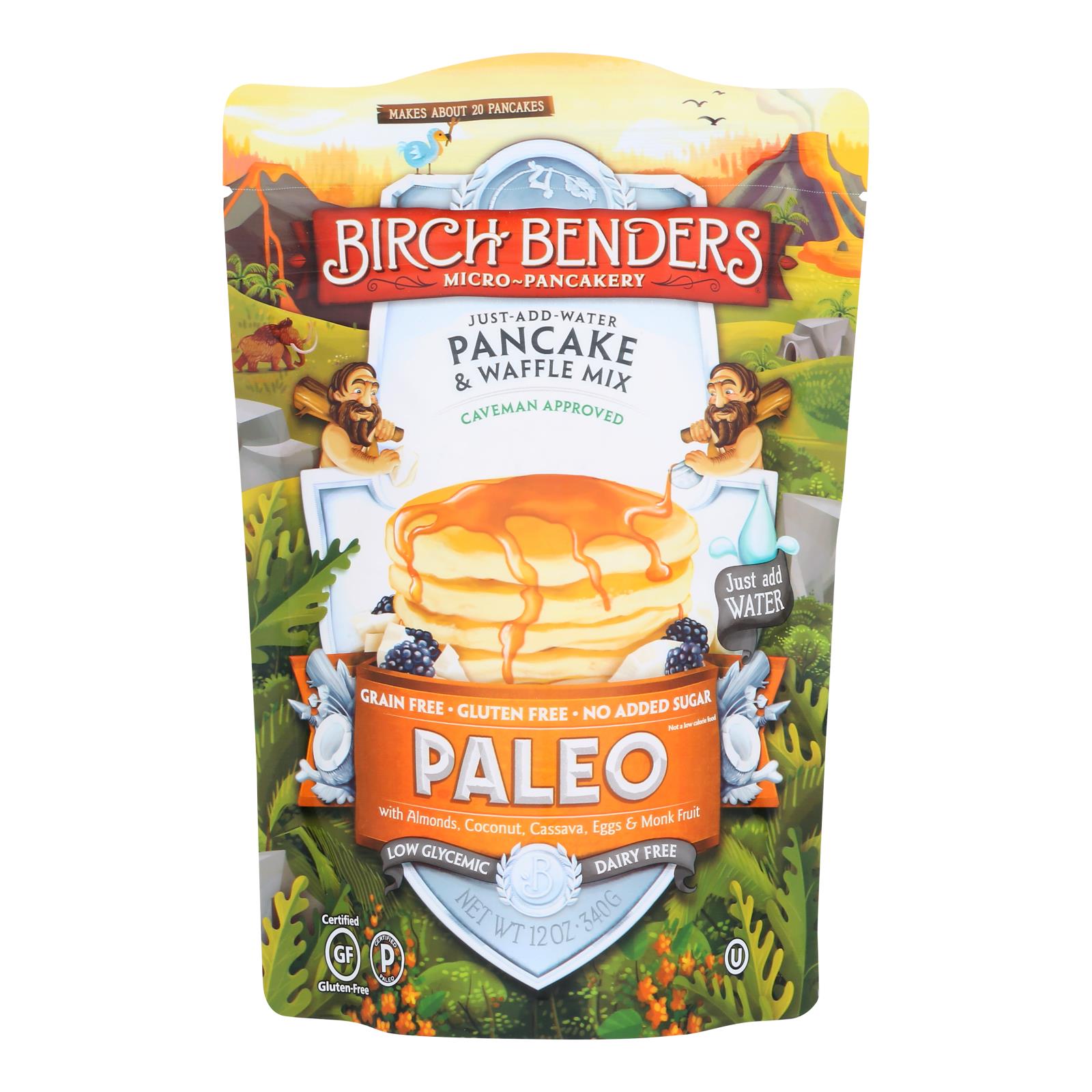 Birch Benders - Pancake And Waffle Mix - Paleo - Case Of 6 - 12 Oz