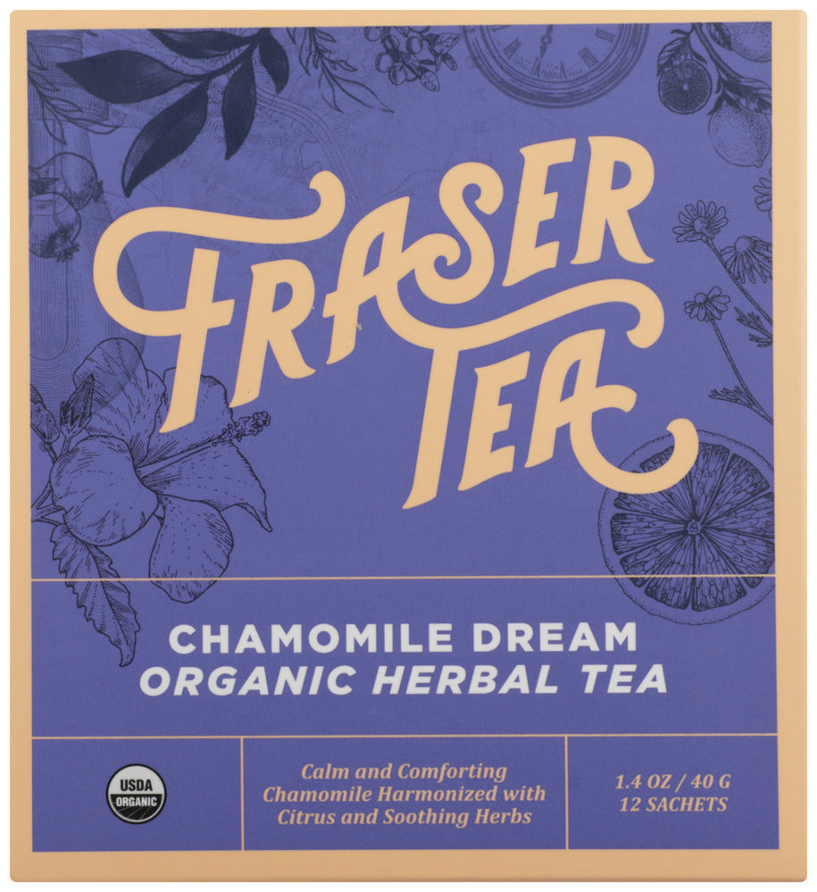 Fraser Tea Tea Chamomile Dream Organic - Pack of 6 - 1.4 oz