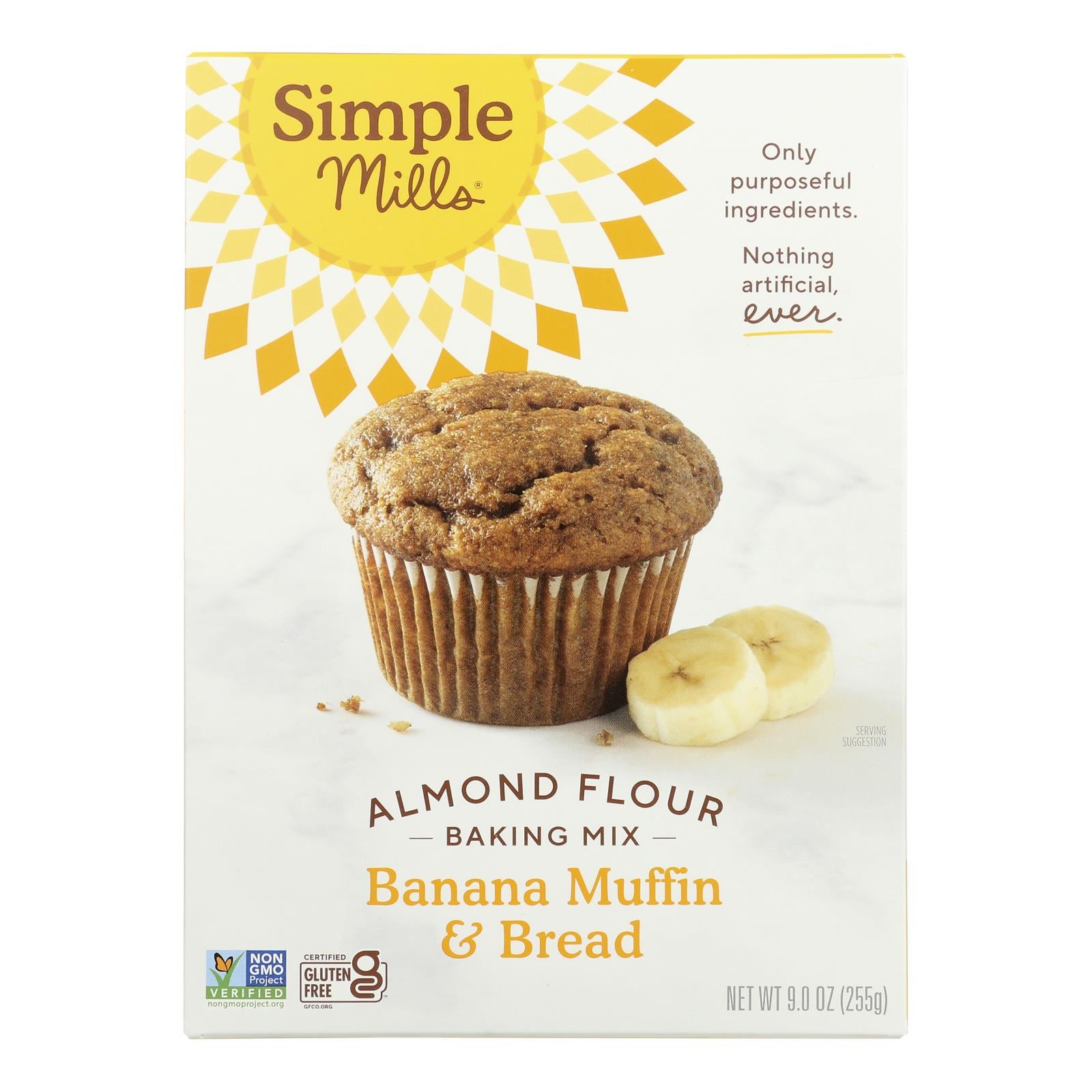 Simple Mills Almond Flour Banana Muffin And Bread Mix - Case Of 6 - 9 Oz.