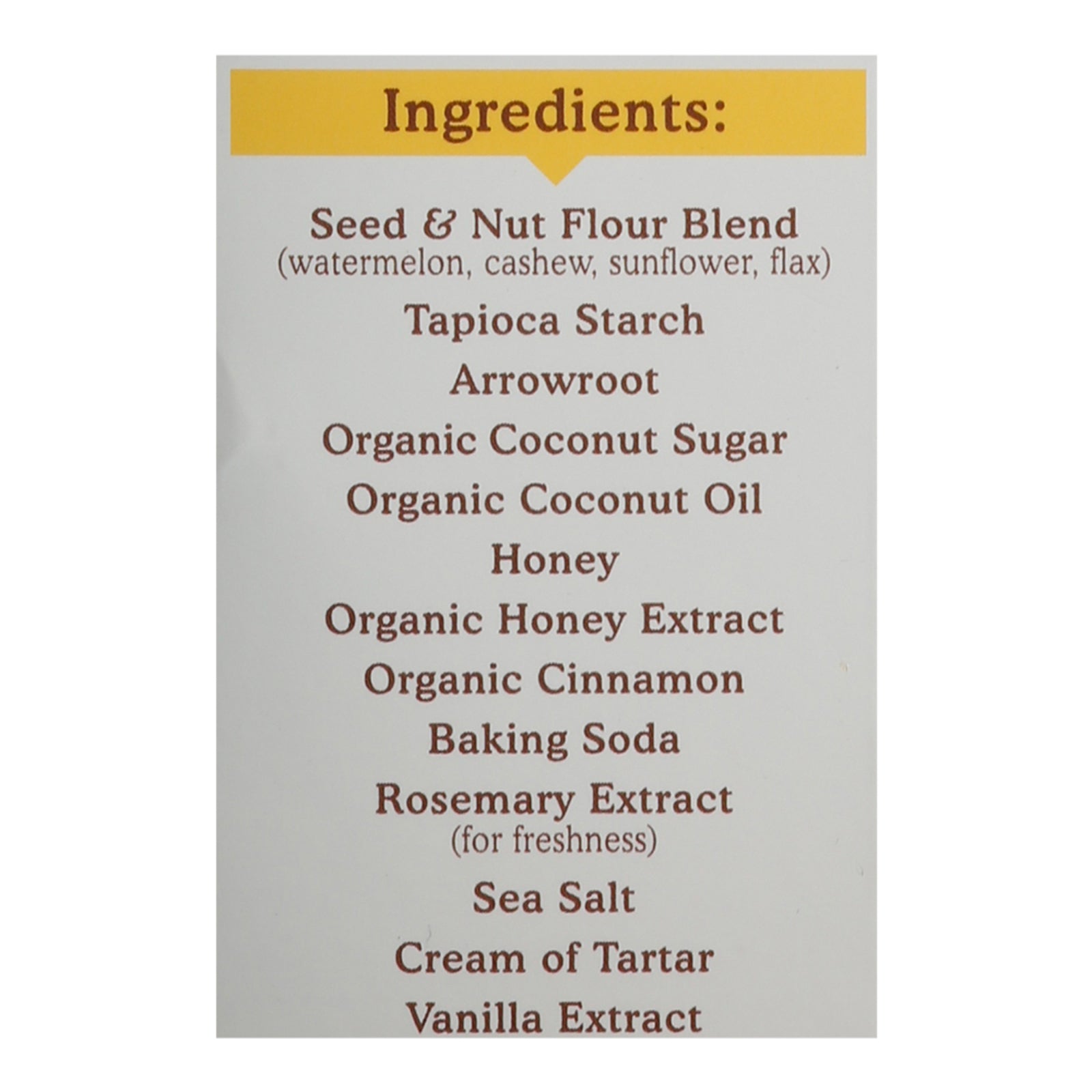 Simple Mills - Sweet Thins Honey Cinnamon - Case Of 6-4.25 Oz