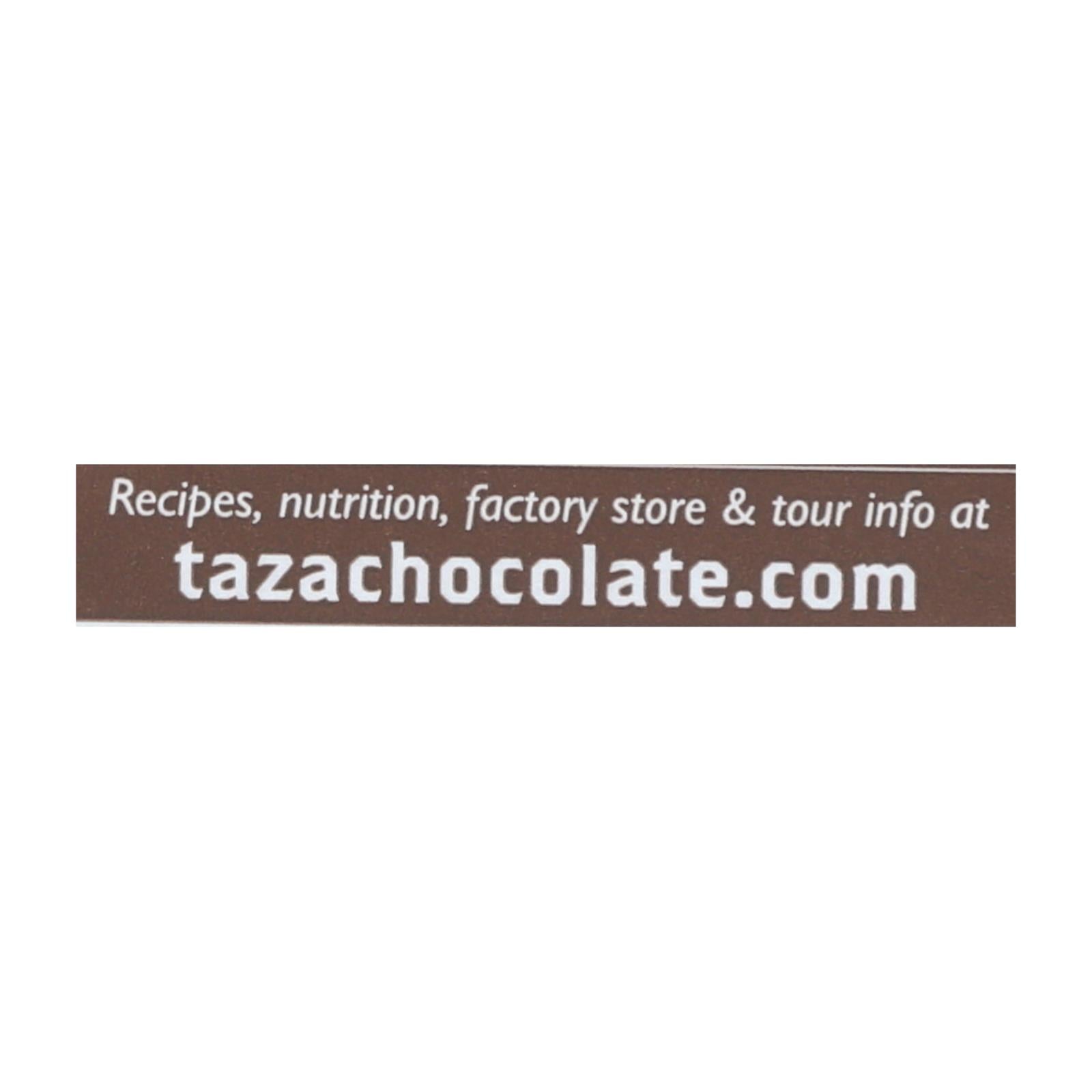 Taza Chocolate Organic Chocolate Mexicano Discs - Super Dark - Case of 12 - 2.7 oz.