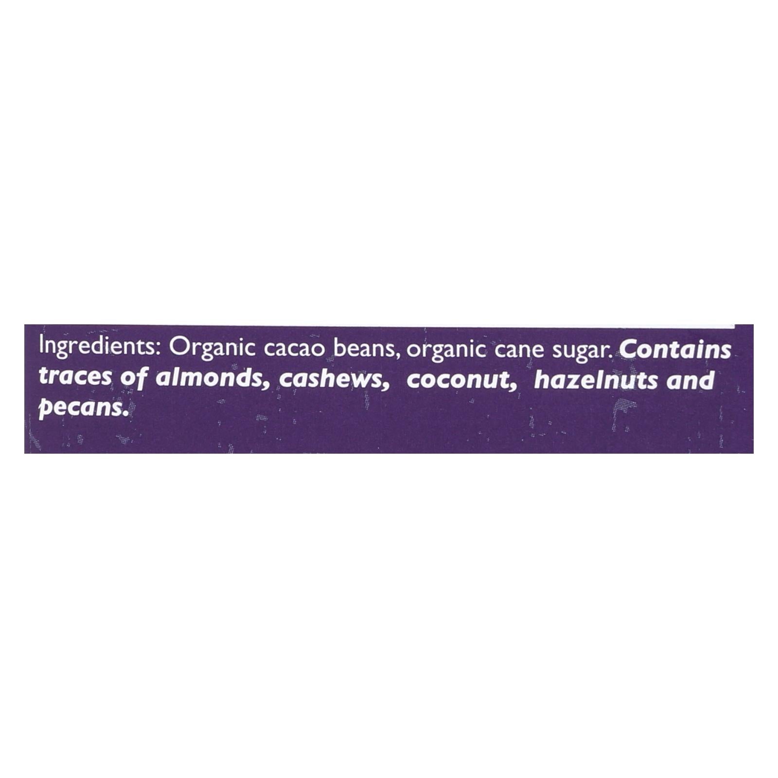 Taza Chocolate - Bar Seriously Dark - Case of 10 - 2.5 OZ