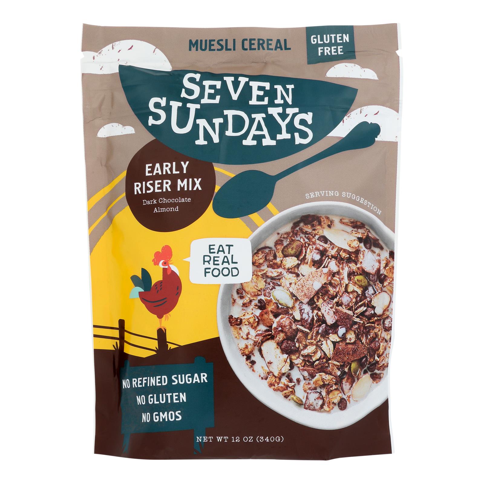 Seven Sundays Muesli - Cocoa Coconut - Case of 6 - 12 oz.