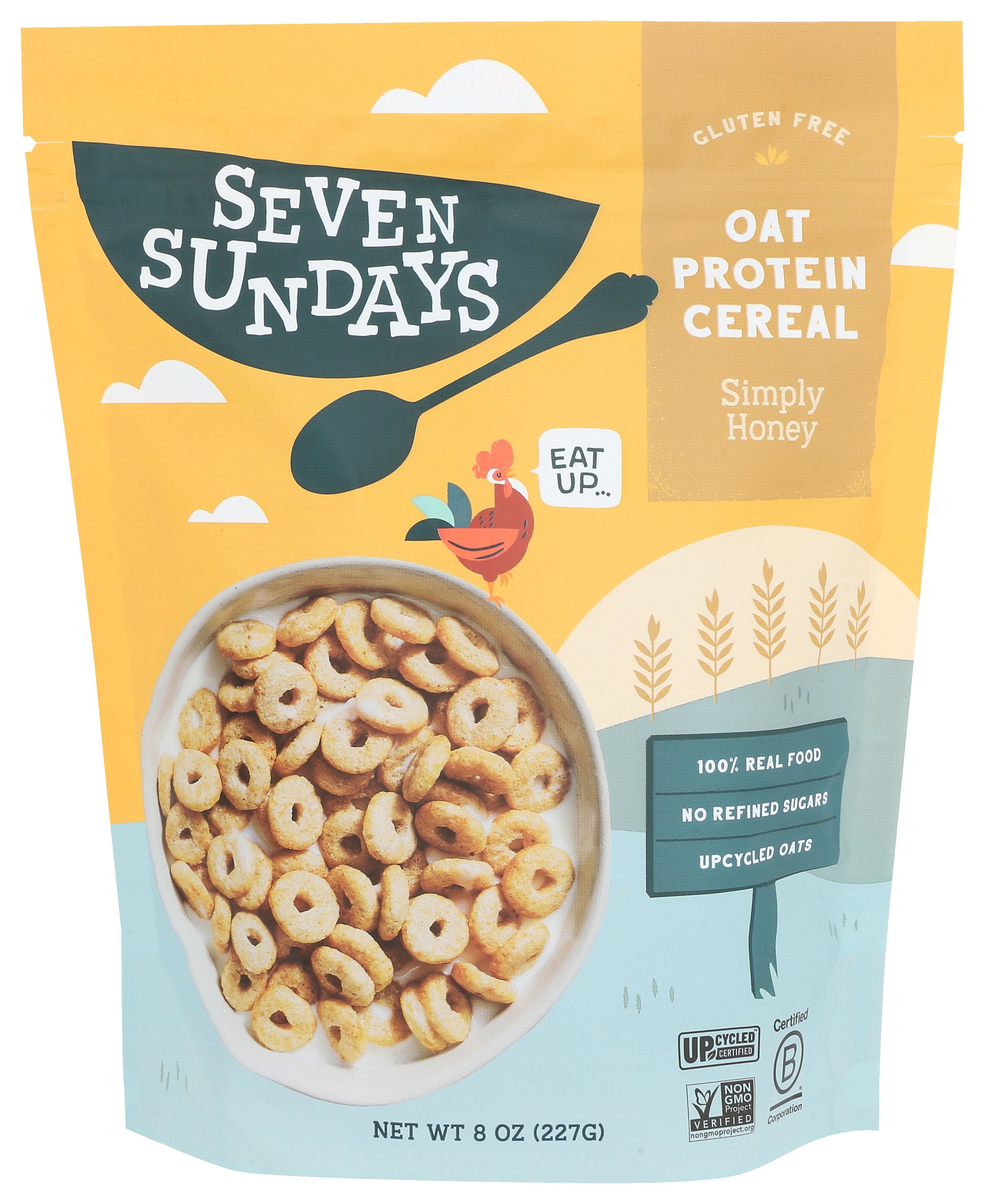 SEVEN SUNDAYS CEREAL OAT SIMPLY HONEY - Case of 6