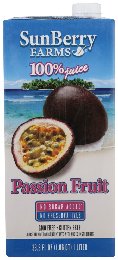 Sunberry Farms Juice Passion Fruit - Pack of 12 - 33.81 oz