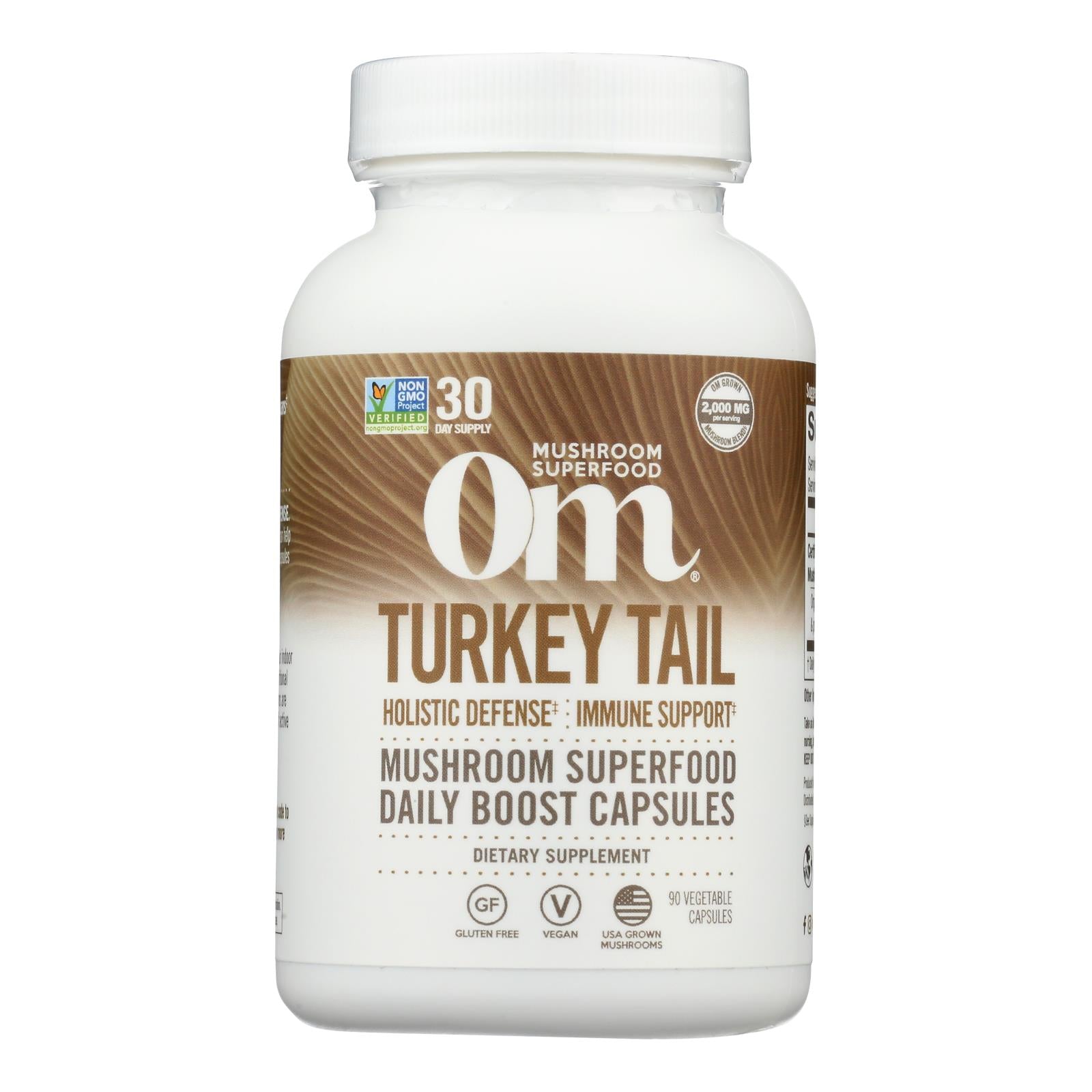 Organic Mushroom Nutrition - Mush Sprfd Turkey Tail - 1 Each - 90 Ct