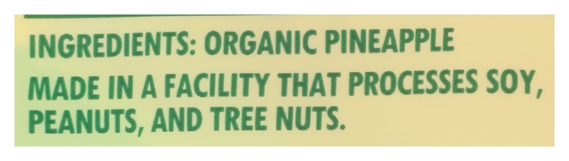 SOLELY FRUIT DRIED PINEAPPLE ORG - Case of 6