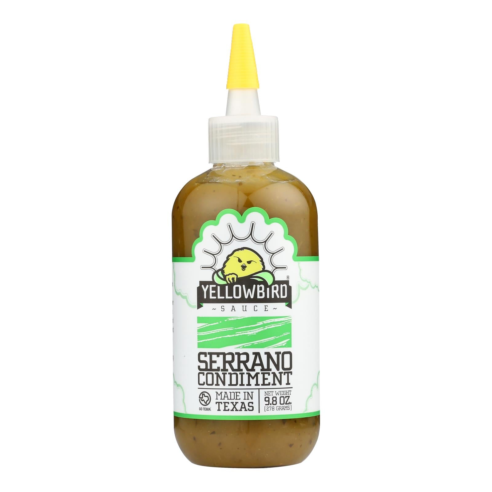 Yellowbird Sauce - Serrano - Case Of 6 - 9.8 Oz