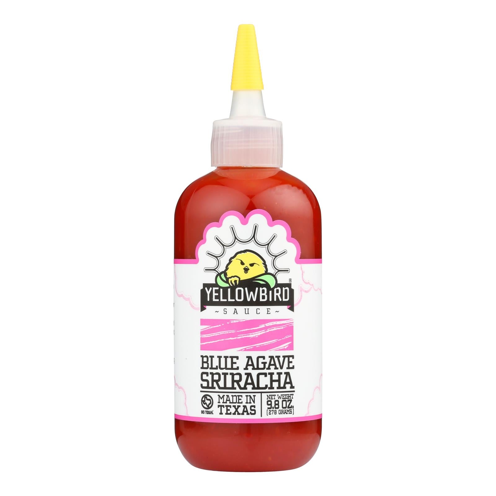 Yellowbird Sauce - Blue Agave Sriracha - Case Of 6 - 9.8 Oz