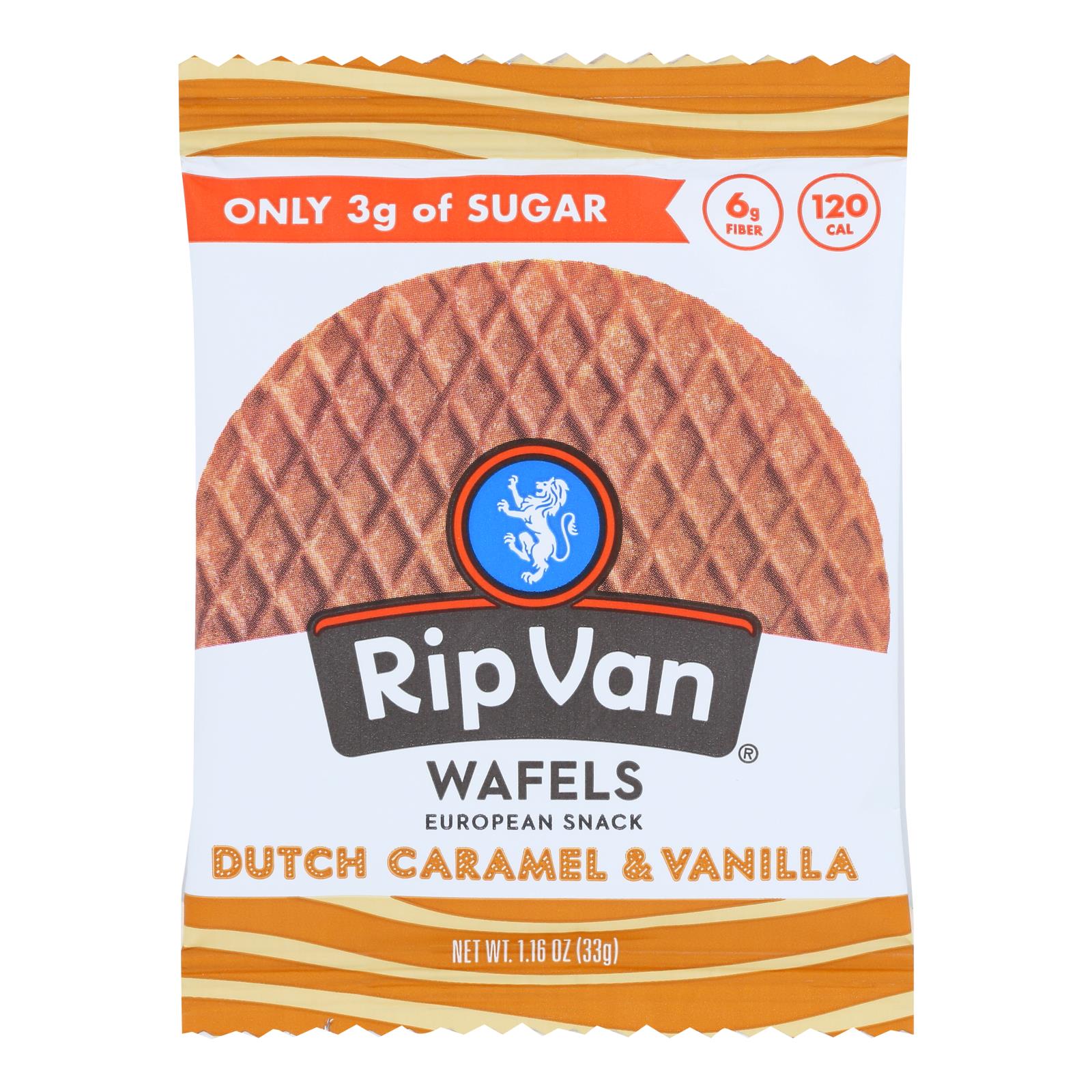 RipVanWf - Wafel Dutch Caramel Vanilla - 1.16 oz - 12pk