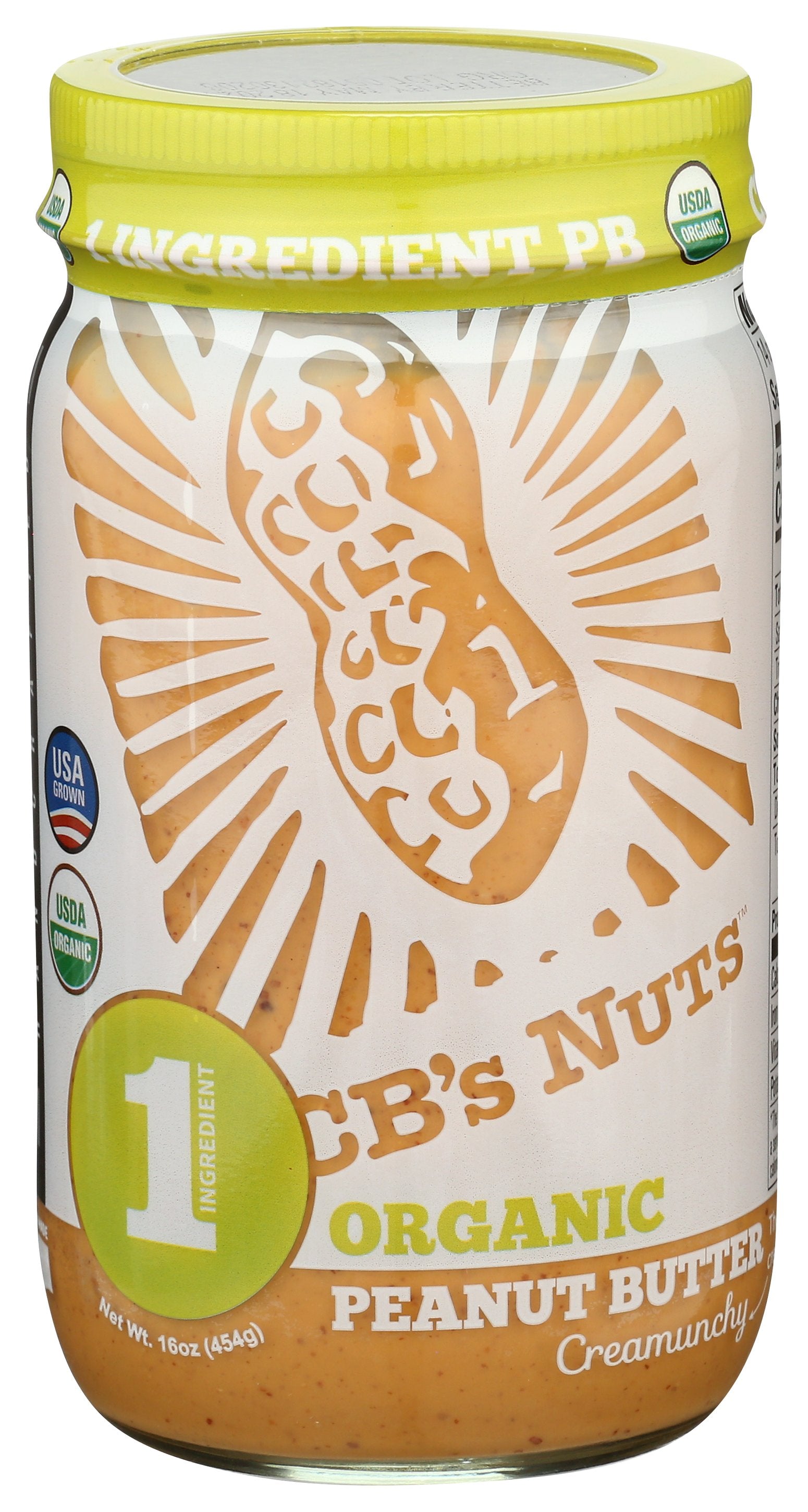 CBS NUTS PEANUT BTTR CRMMNCHY ORG - Case of 12
