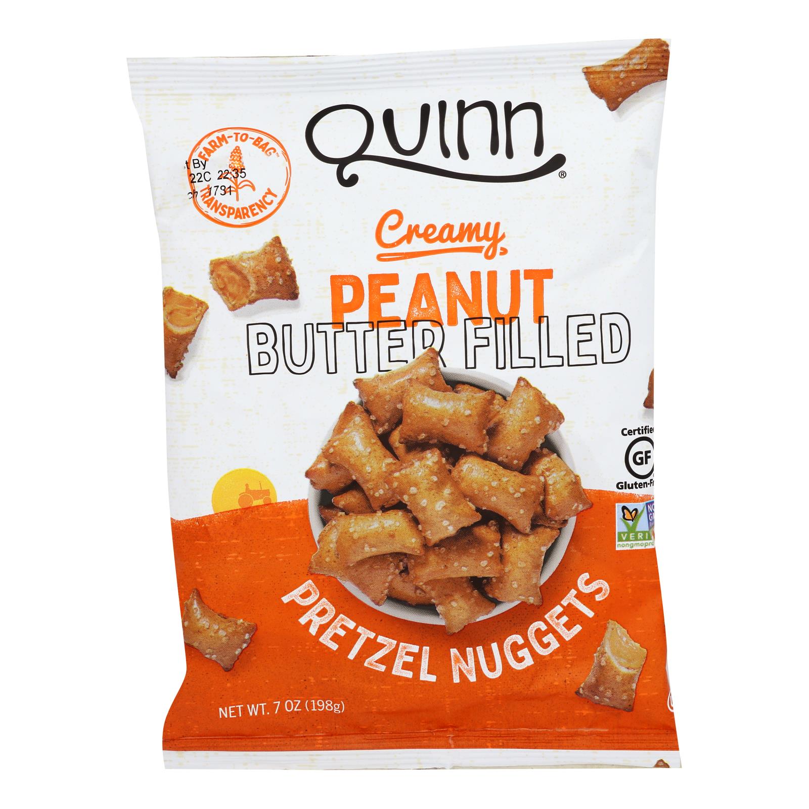 Quinn Popcorn - Pretzels Peanut Butter Nuggets - Case Of 8 - 7 Oz