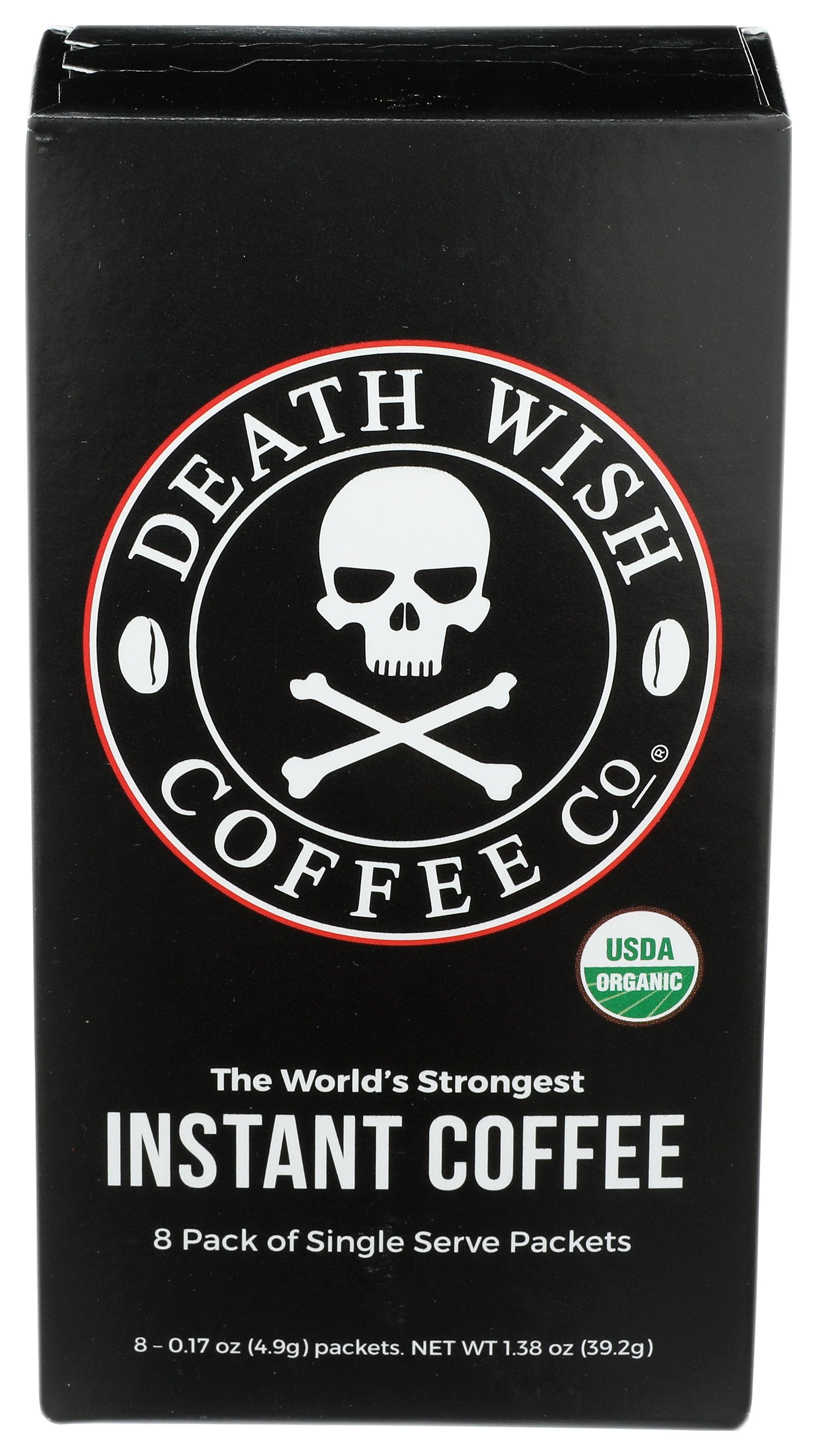 DEATH WISH COFFEE COFFEE INSTANT PACKETS - Case of 8