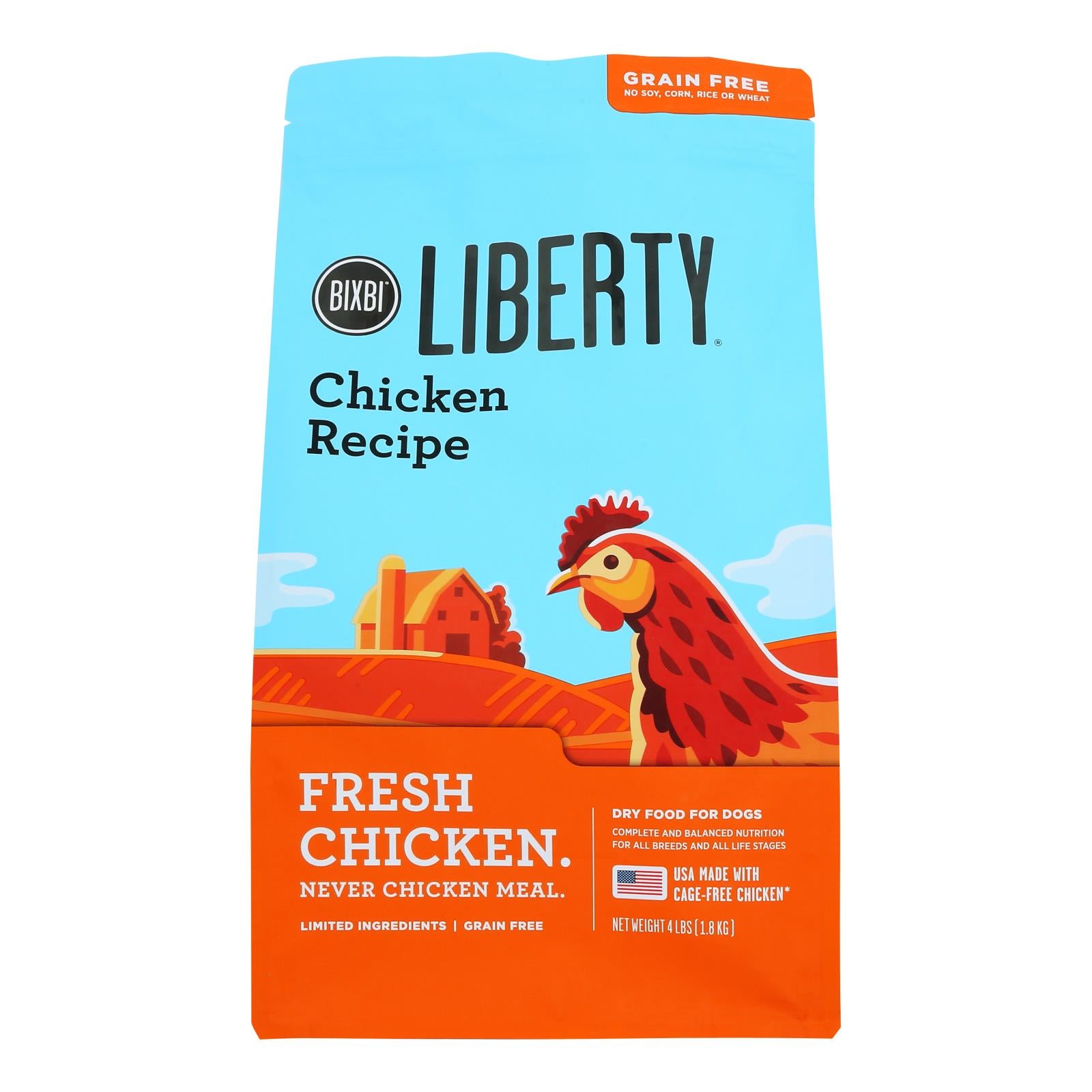 Bixbi - Liberty Fresh Chicken - Case Of 6 - 4 Lb